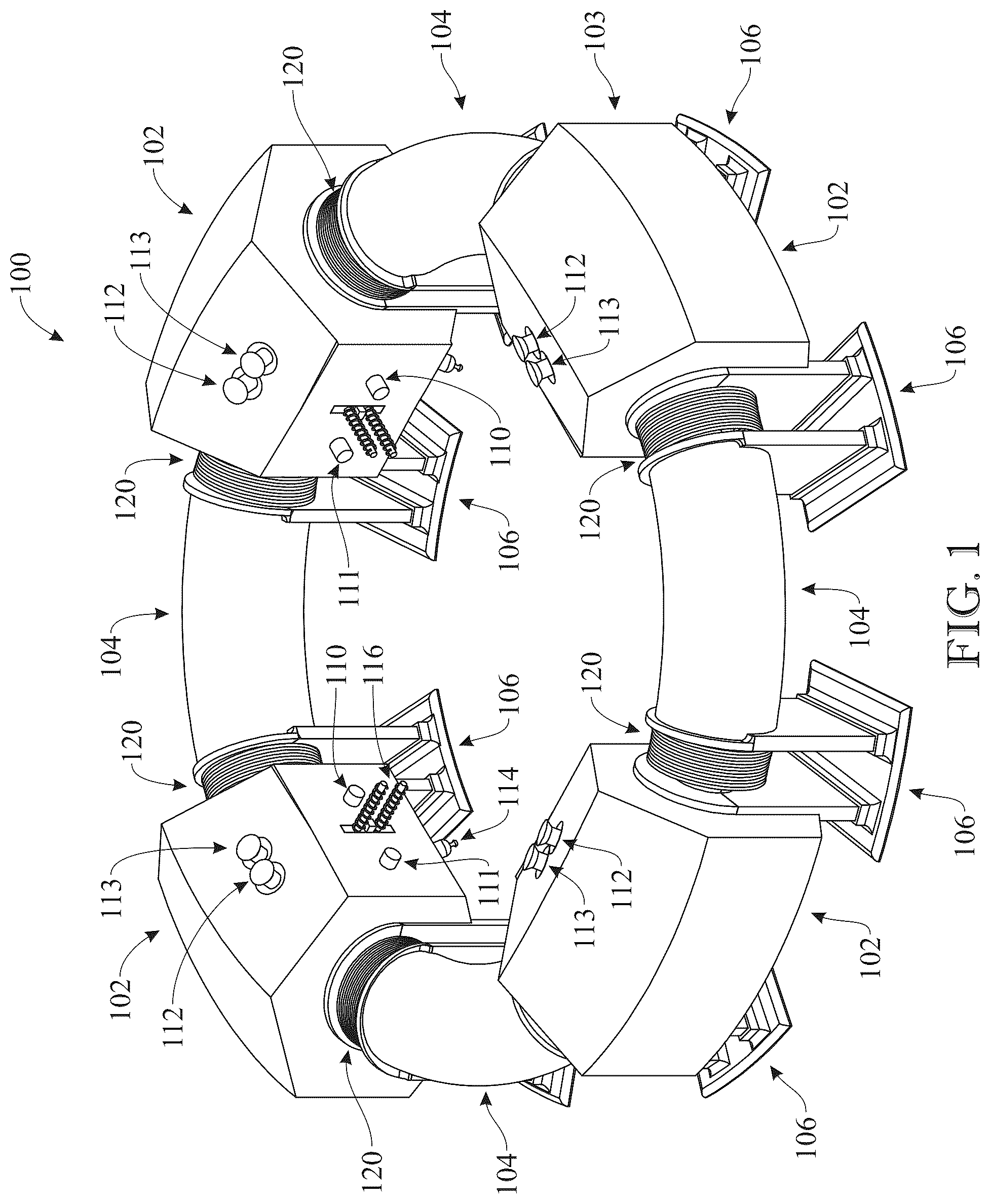 Patent US12338764 Figure 1 – Hybrid combustion-electric generator