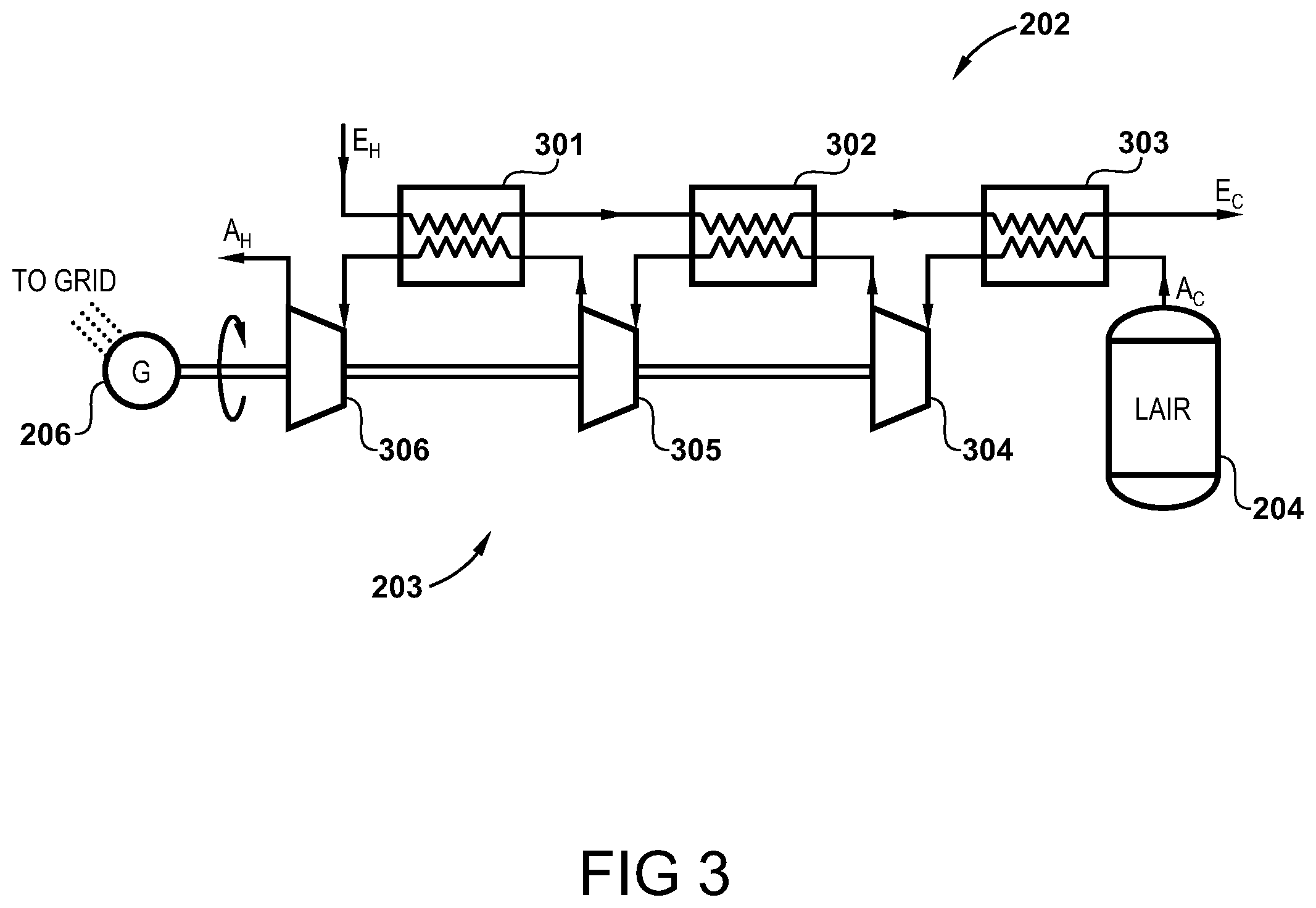 Patent US12338765 Figure 3 – Power generation and storage