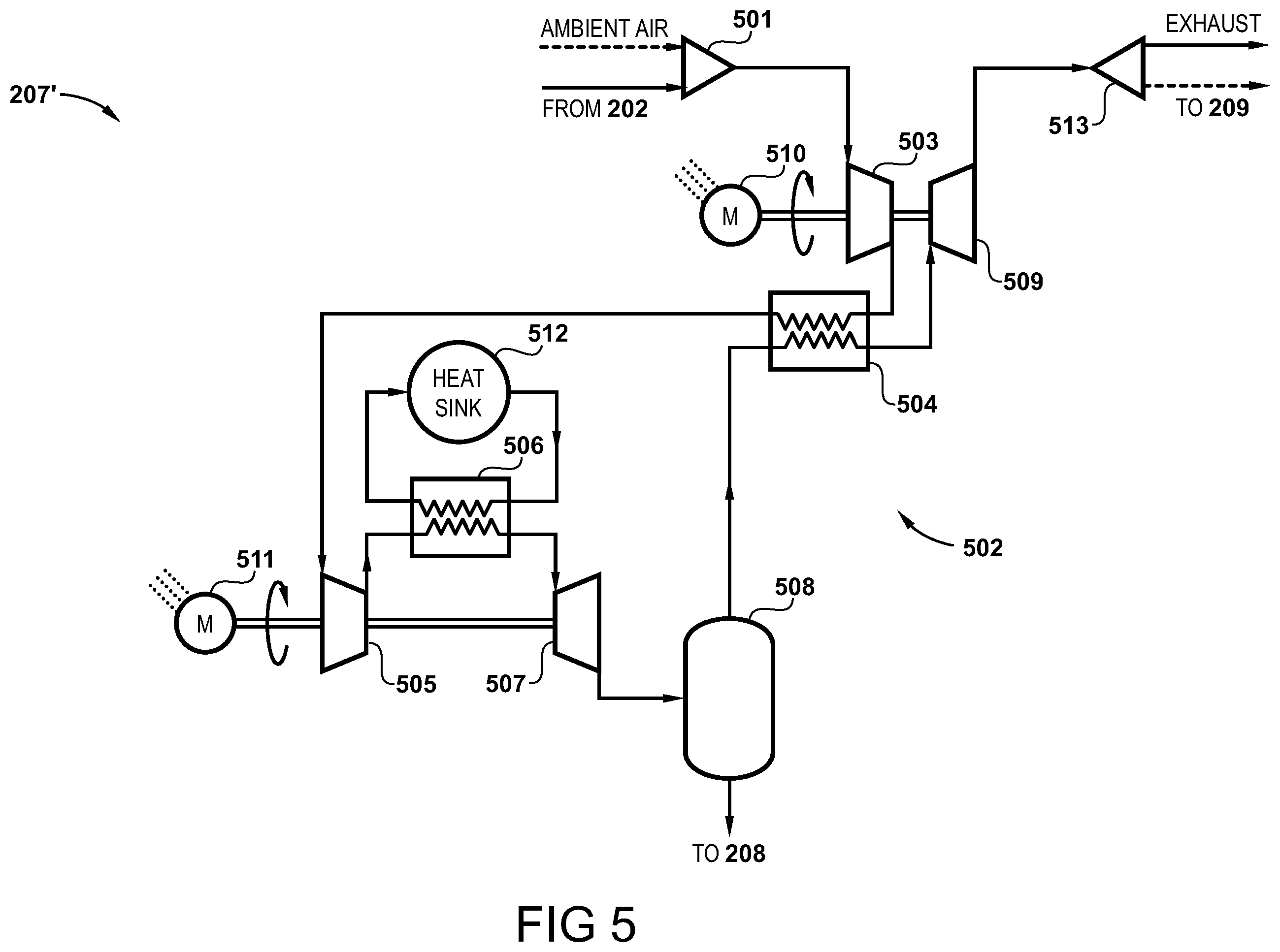 Patent US12338765 Figure 5 – Power generation and storage