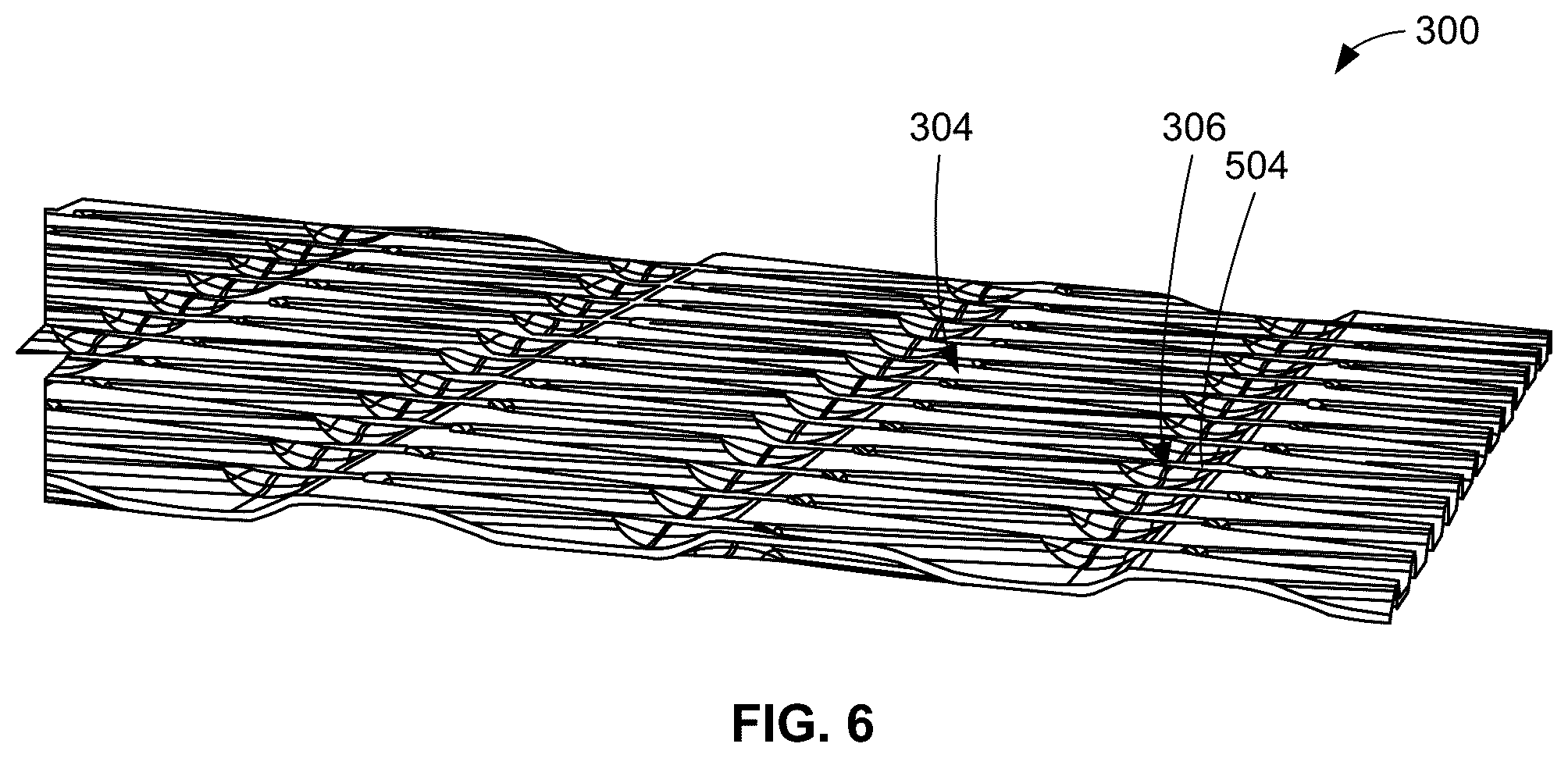 Patent US12338771 Figure 6 – Unit cell structures including stiffening patterns