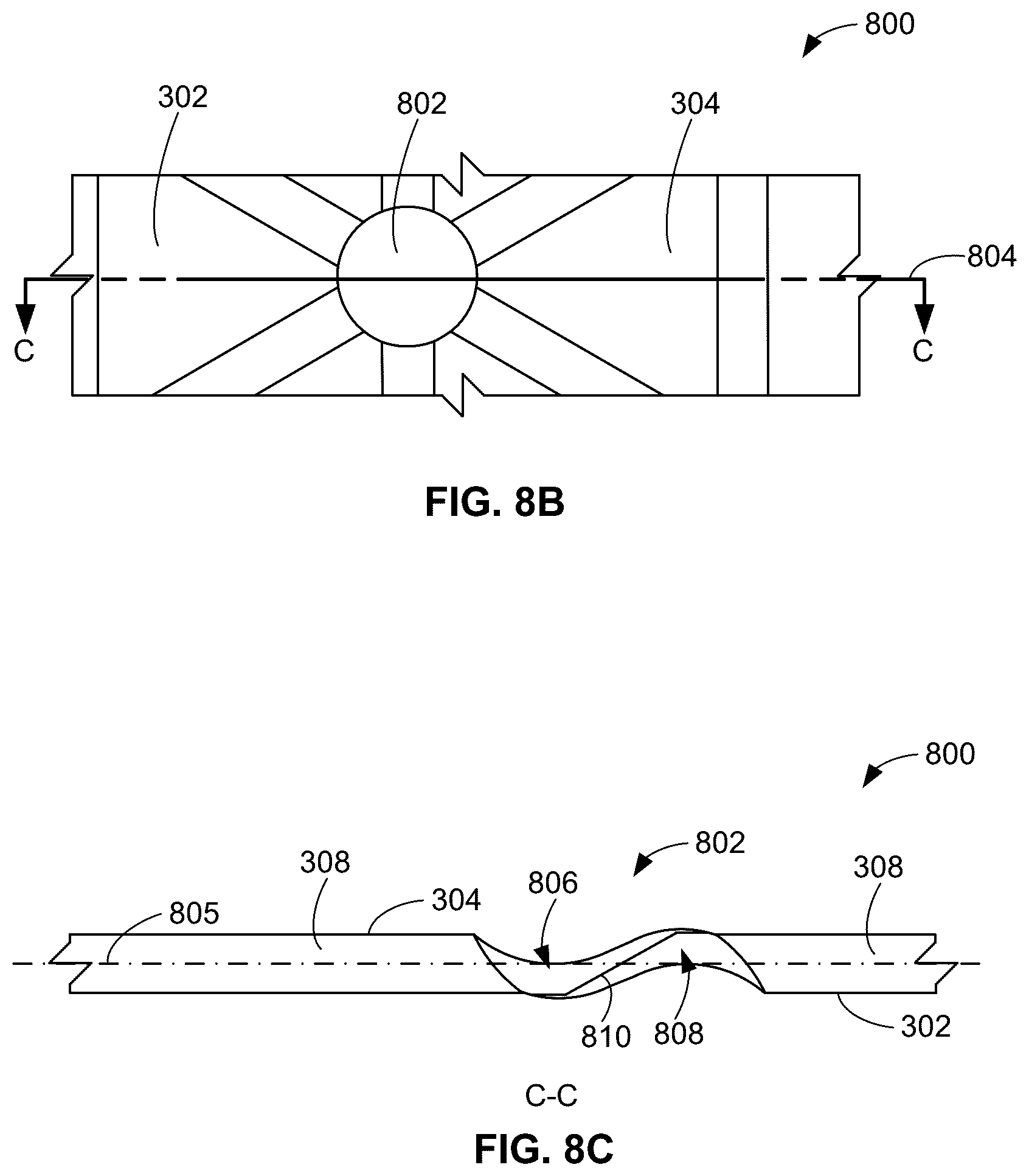 Patent US12338771 Figure 9 – Unit cell structures including stiffening patterns