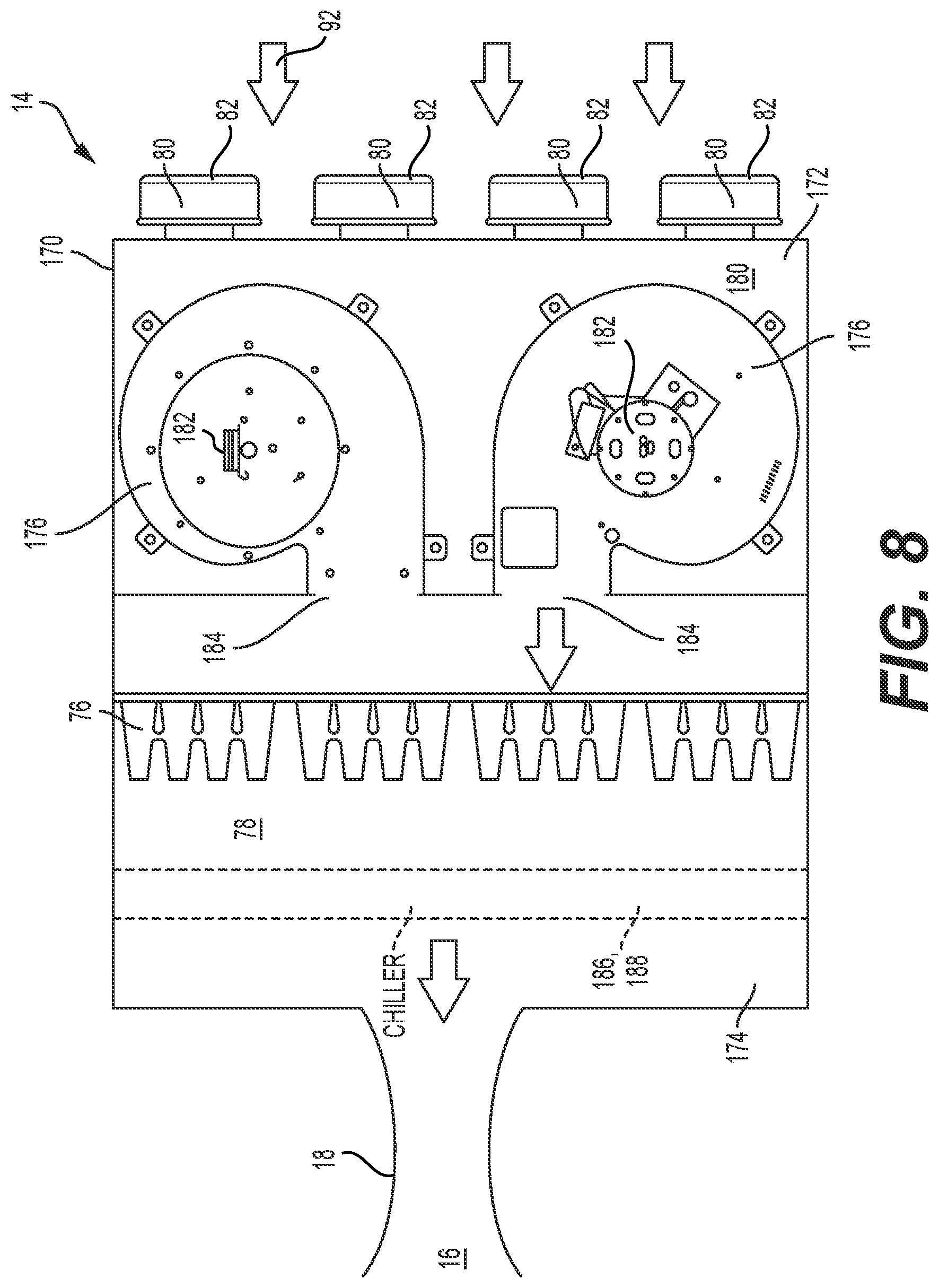 Patent US12338772 Figure 12 – Systems, assemblies, and methods to enhance intake air flow to a gas turbine engine of a hydraulic fracturing unit