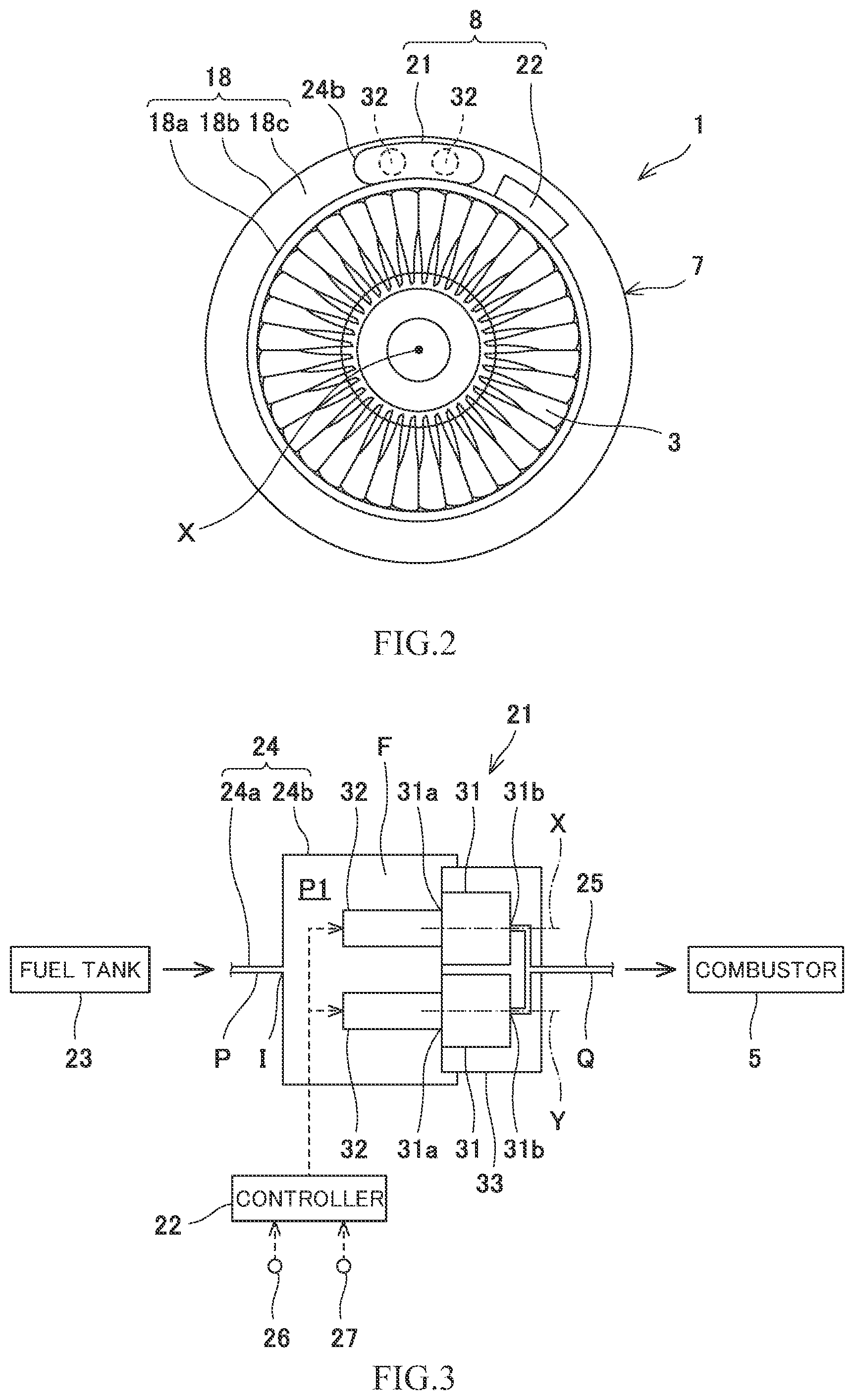 Patent US12338773 Figure 2 – Gas turbine engine having a compressor, combustor and turbine aligned along a rotating shaft