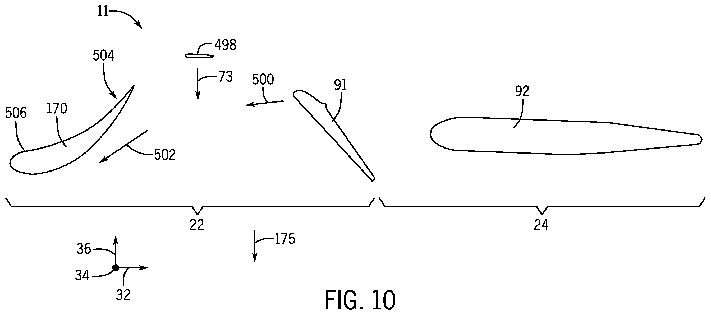 Patent US12338776 Figure 8 – Fluid injection system and method for mitigating rotating stall in turbine engine