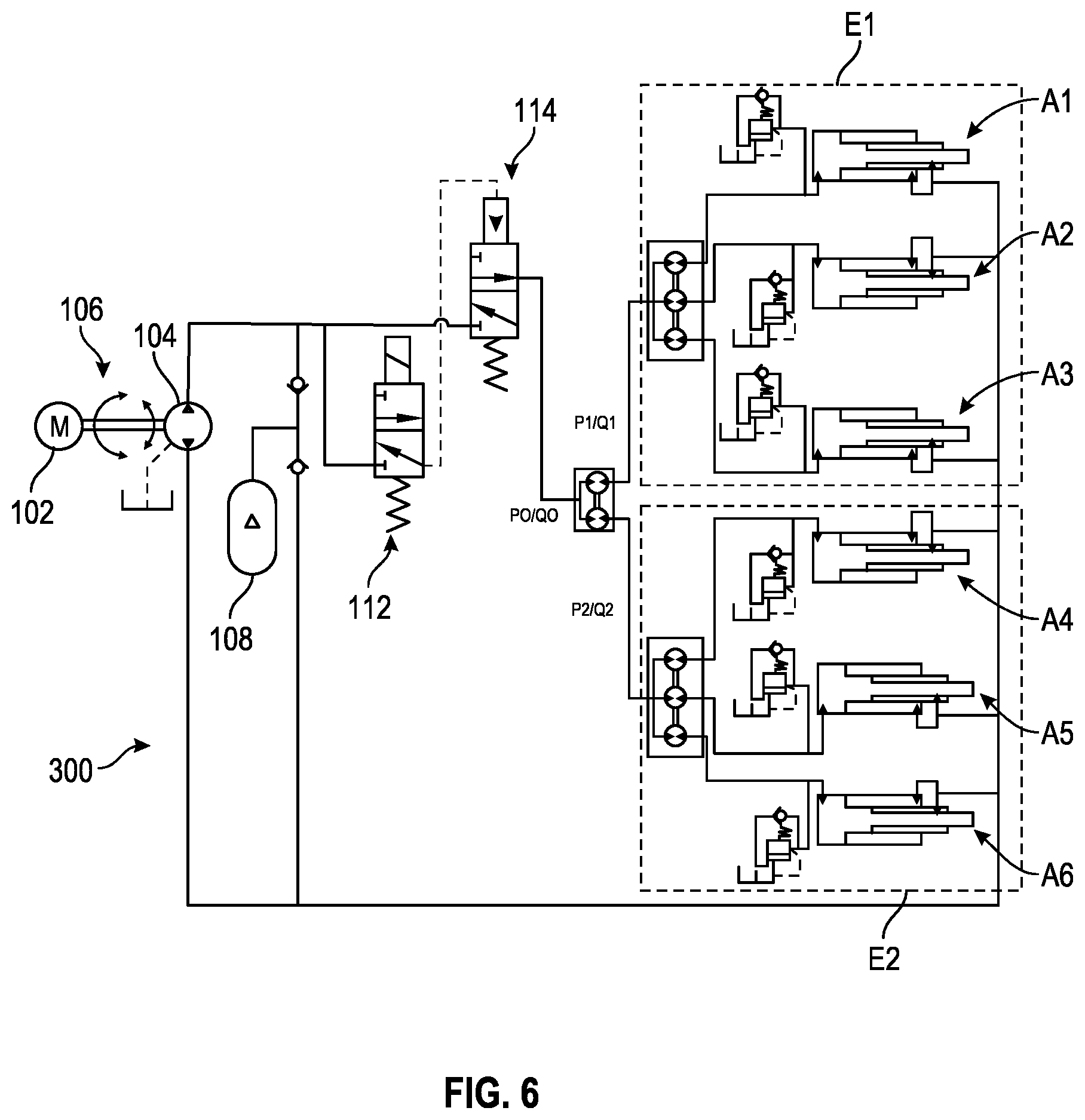 Patent US12338780 Figure 4 – Electro-hydrostatic actuation system for a thrust reverser for an aircraft turbojet engine nacelle