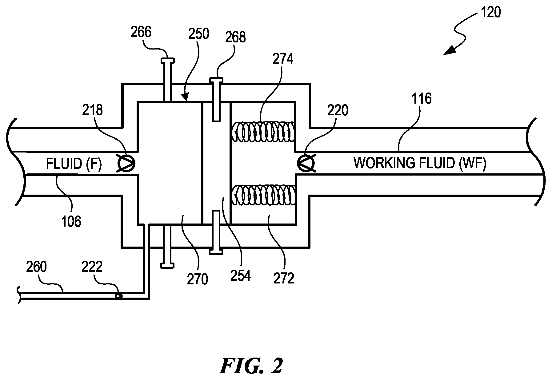 Patent US12338785 Figure 2 – Utilizing hydrostatic and hydraulic pressure to generate energy, and associated systems, devices, and methods