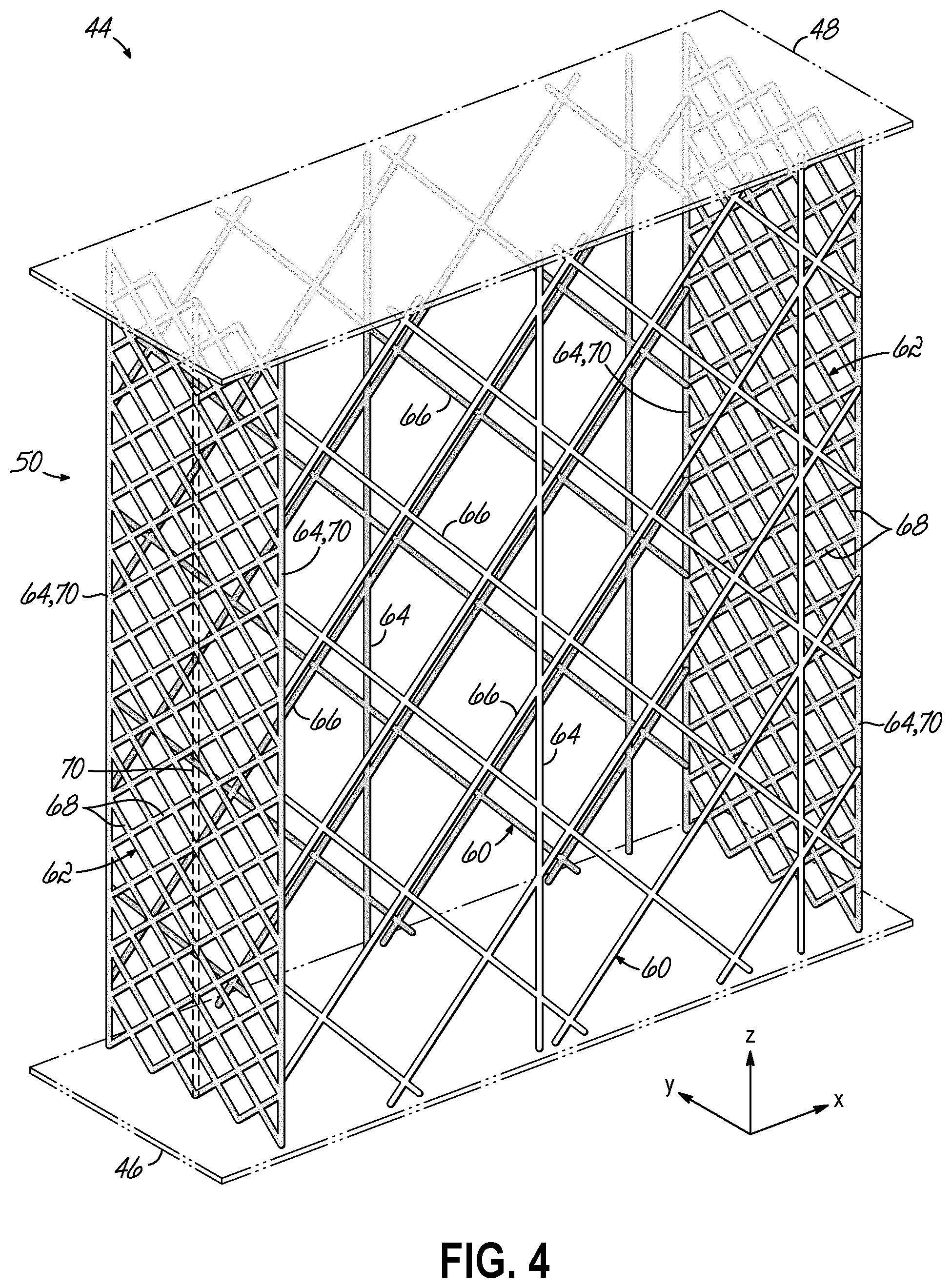 Patent US12338787 Figure 4 – Shear web for a wind turbine blade and method of making same