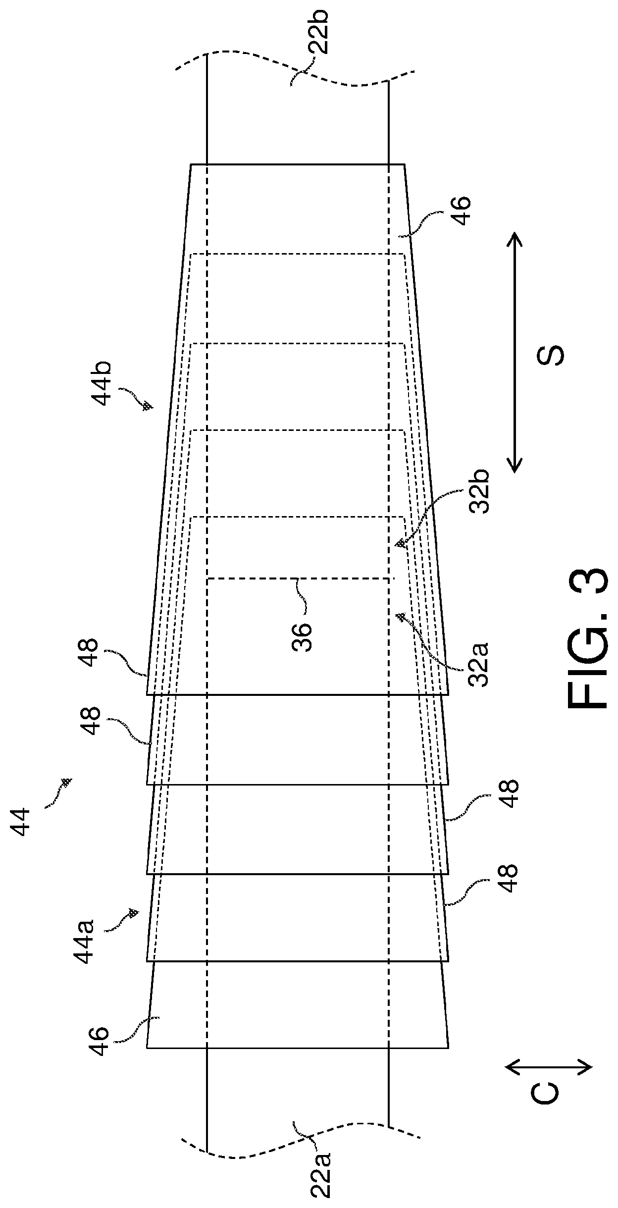 Patent US12338788 Figure 5 – Wind turbine blade