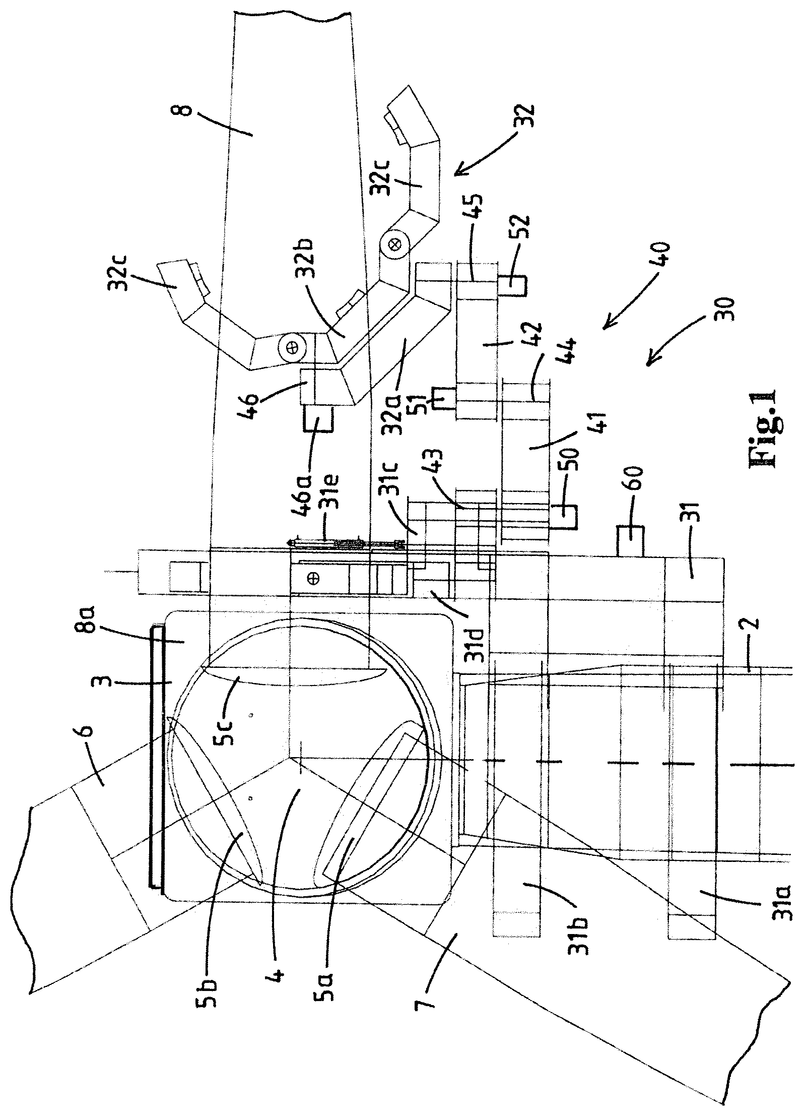 Patent US12338789 Figure 1 – Installation of a rotor blade in horizontal orientation to the hub of a horizontal axis offshore wind turbine that is located offshore