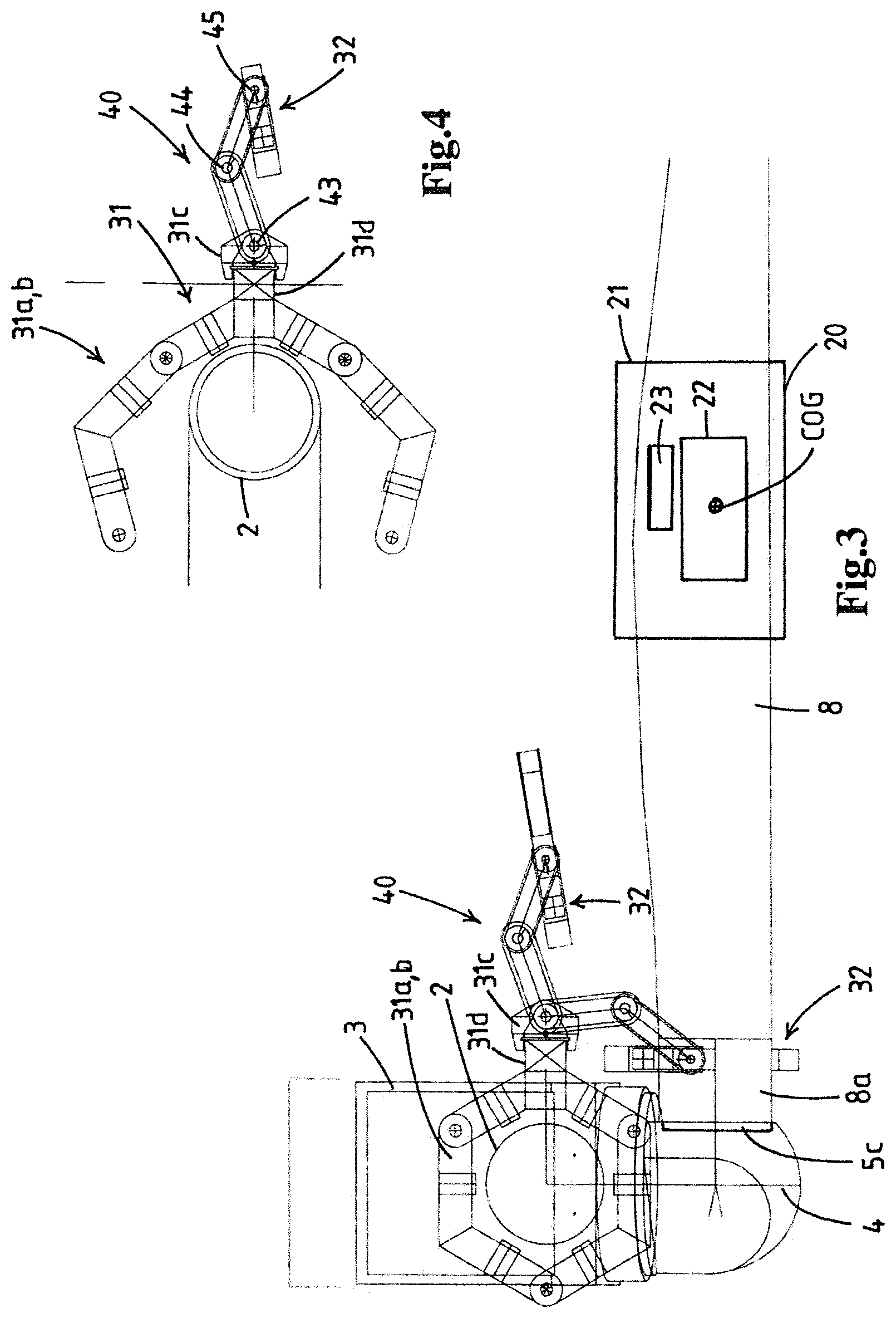Patent US12338789 Figure 3 – Installation of a rotor blade in horizontal orientation to the hub of a horizontal axis offshore wind turbine that is located offshore