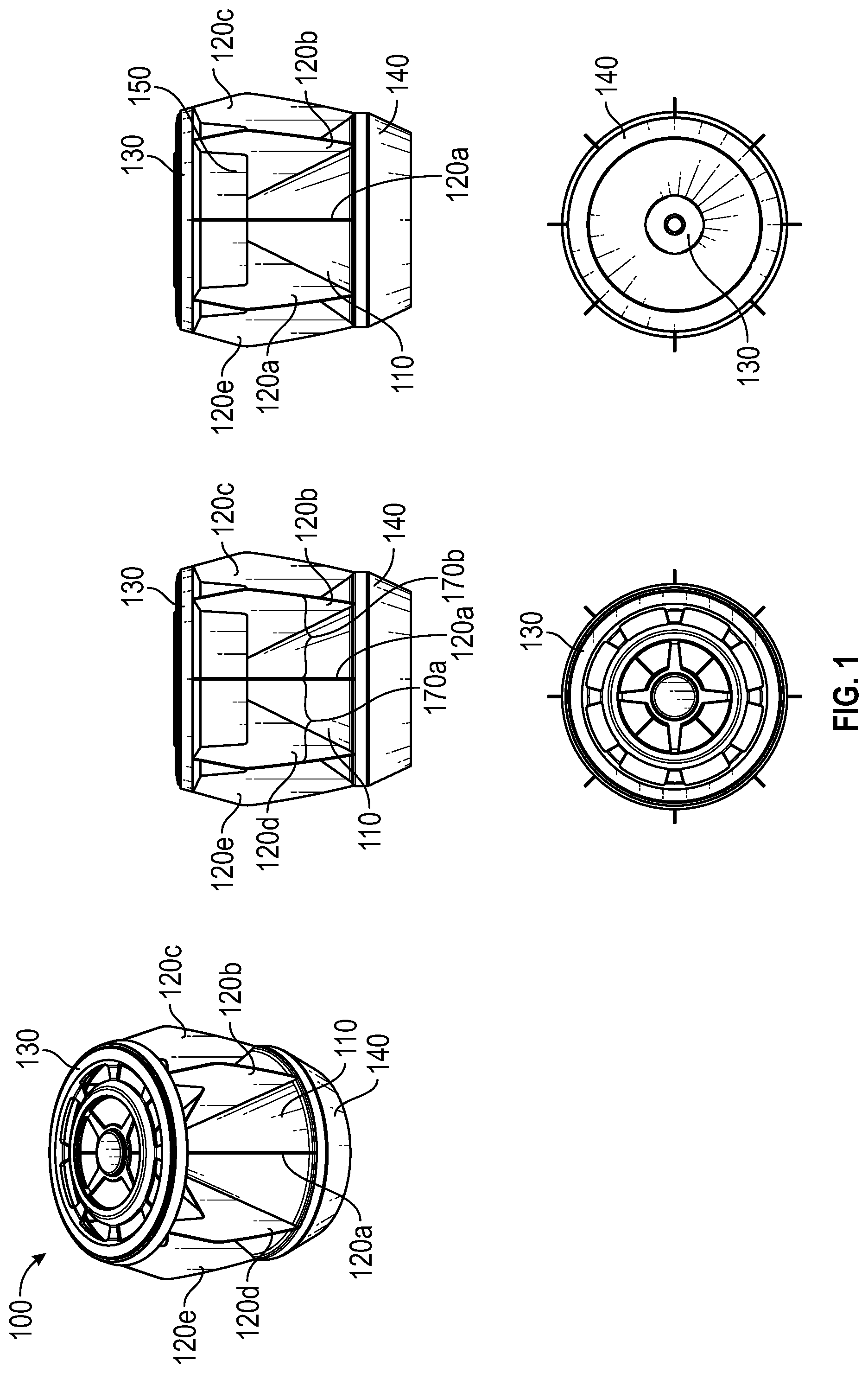 Patent US12338791 Figure 1 – Wind turbines