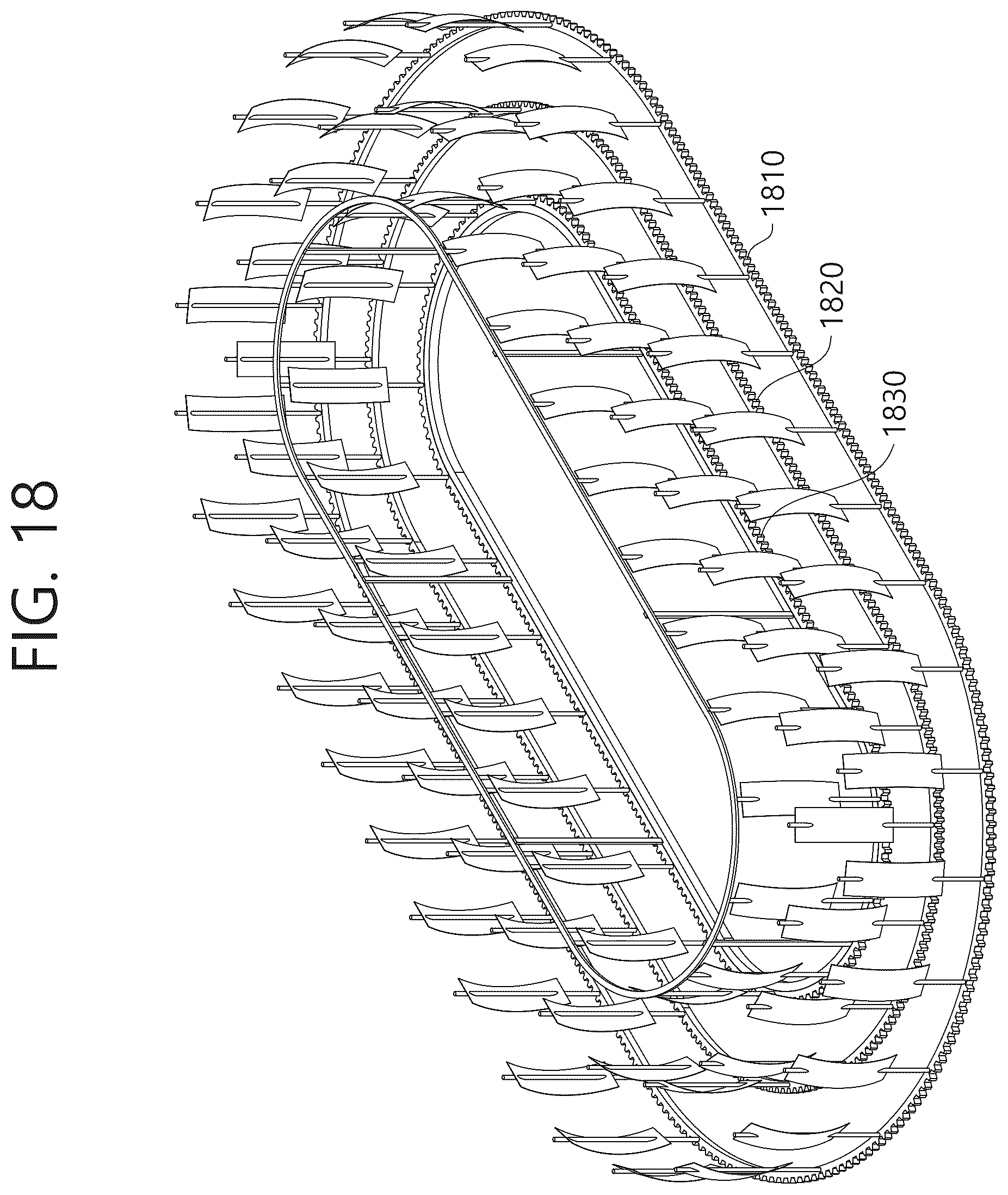 Patent US12338793 Figure 18 – Wind power generation system using moving body