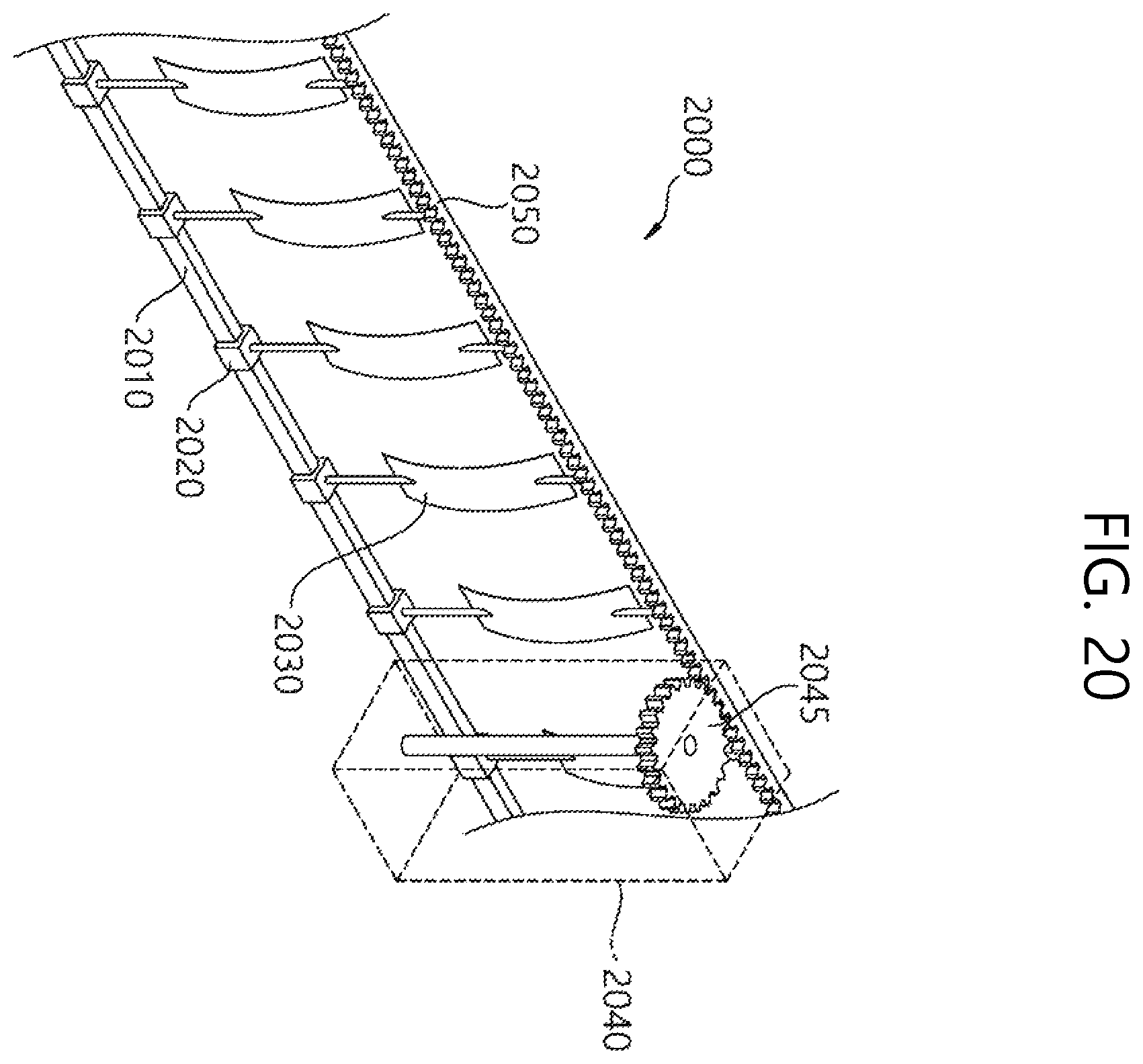 Patent US12338793 Figure 20 – Wind power generation system using moving body