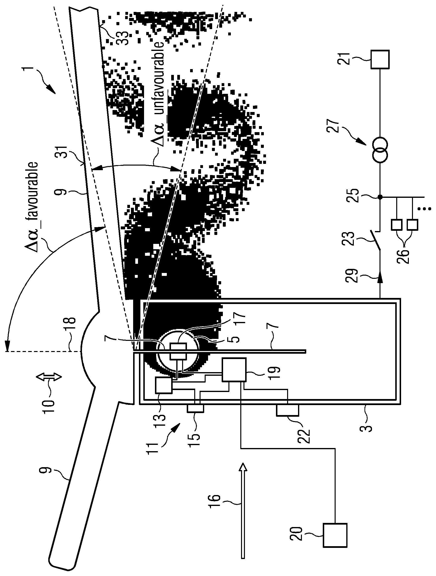 Patent US12338794 — Mitigating standstill vibrations of a wind turbine — Figure 1