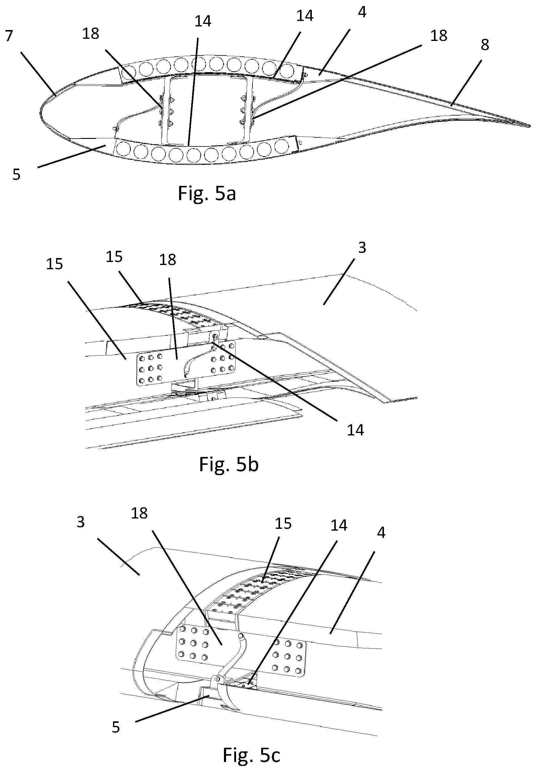 Patent US12338797 Figure 4 – System for protection against lightning strikes for a modular blade and method of forming a stack