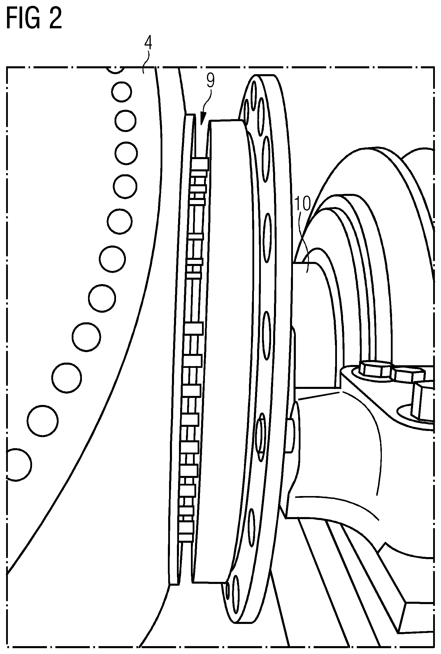 Patent US12338799 Figure 2 – System for repositioning two components of a wind turbine with respect to each other