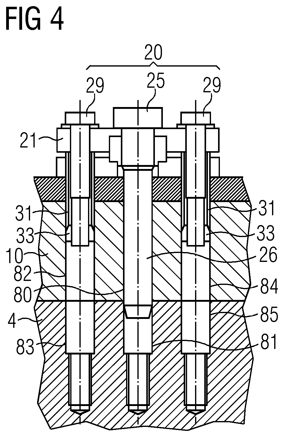 Patent US12338799 Figure 4 – System for repositioning two components of a wind turbine with respect to each other