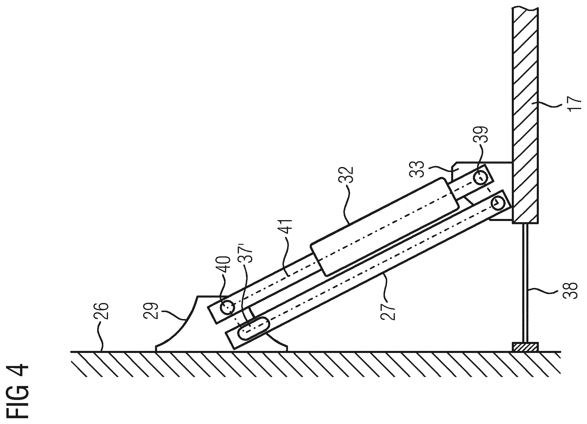 Patent US12338800 Figure 4 – Wind turbine and method for mounting a platform to a wall portion of a wind turbine