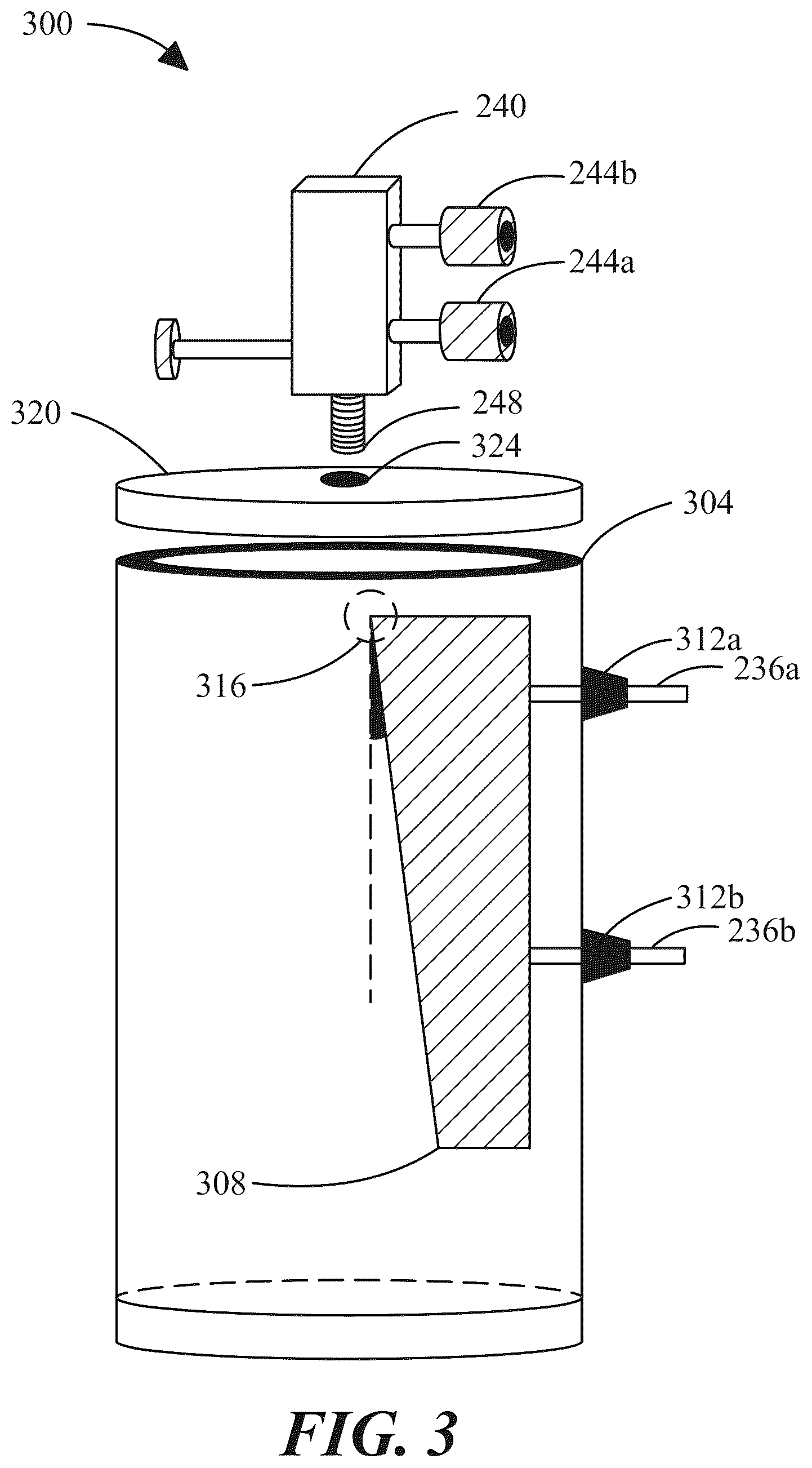 Patent US12338803 Figure 3 – Apparatus for a modular plasma reactor and method of use