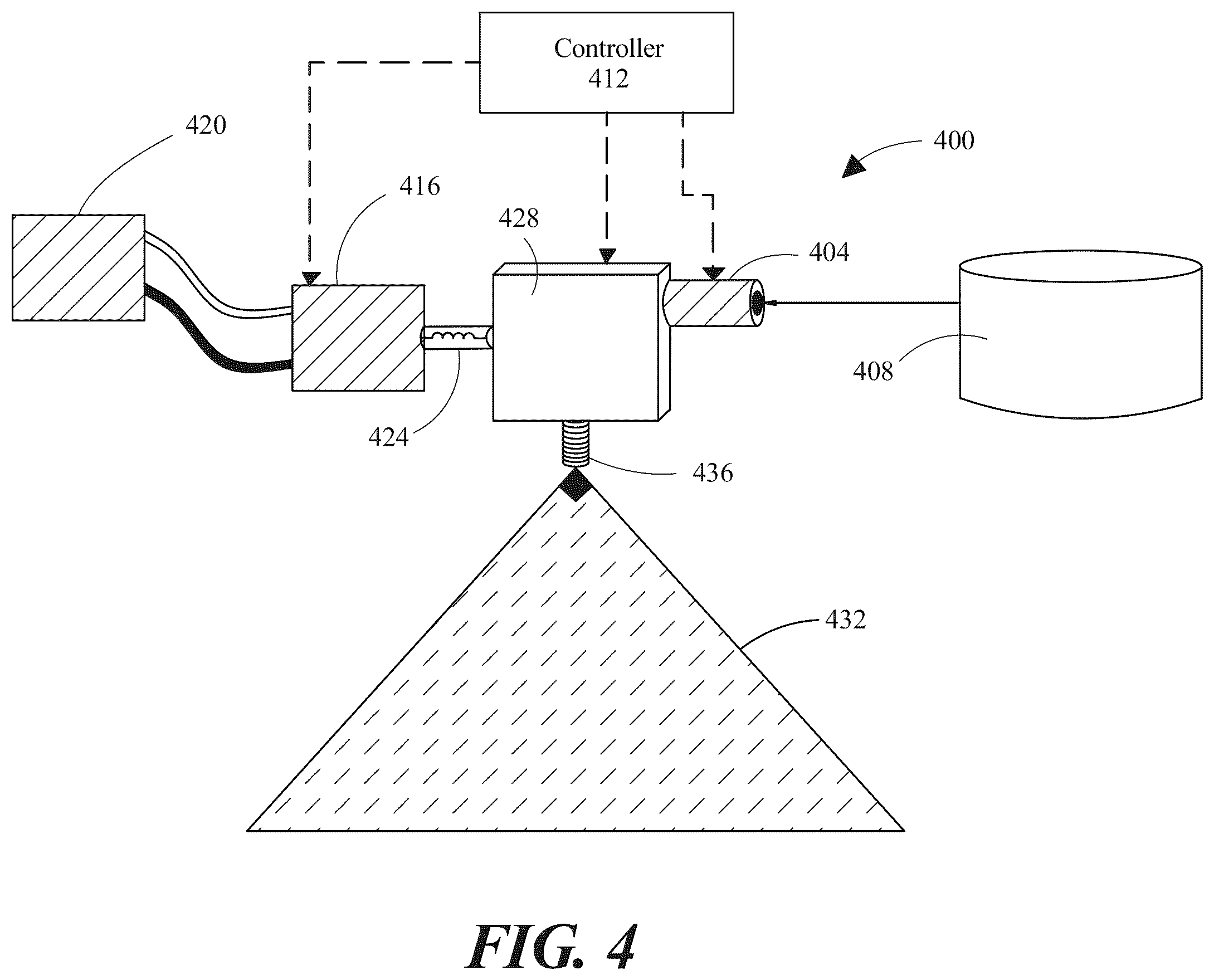Patent US12338803 Figure 4 – Apparatus for a modular plasma reactor and method of use