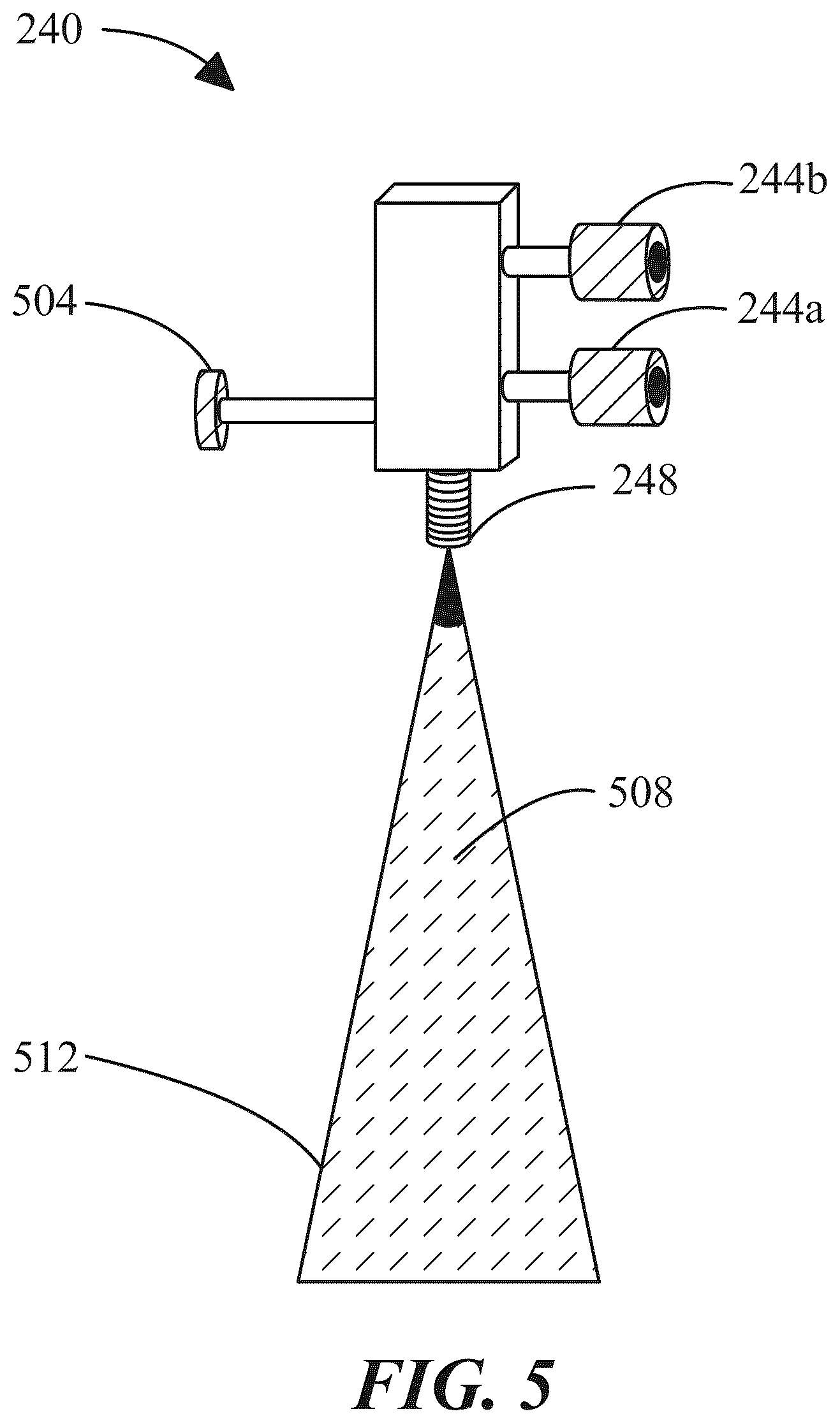 Patent US12338803 Figure 5 – Apparatus for a modular plasma reactor and method of use