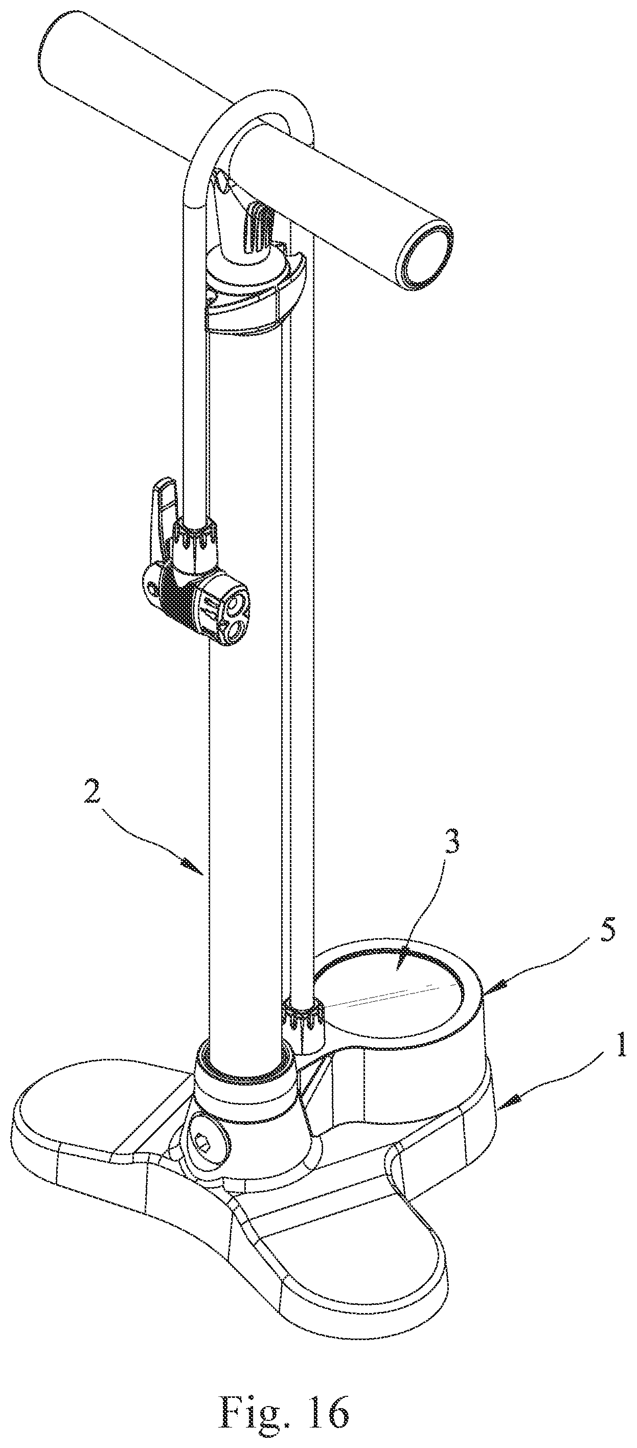 Patent US12338806 Figure 16 – Easy-to-assemble floor pump