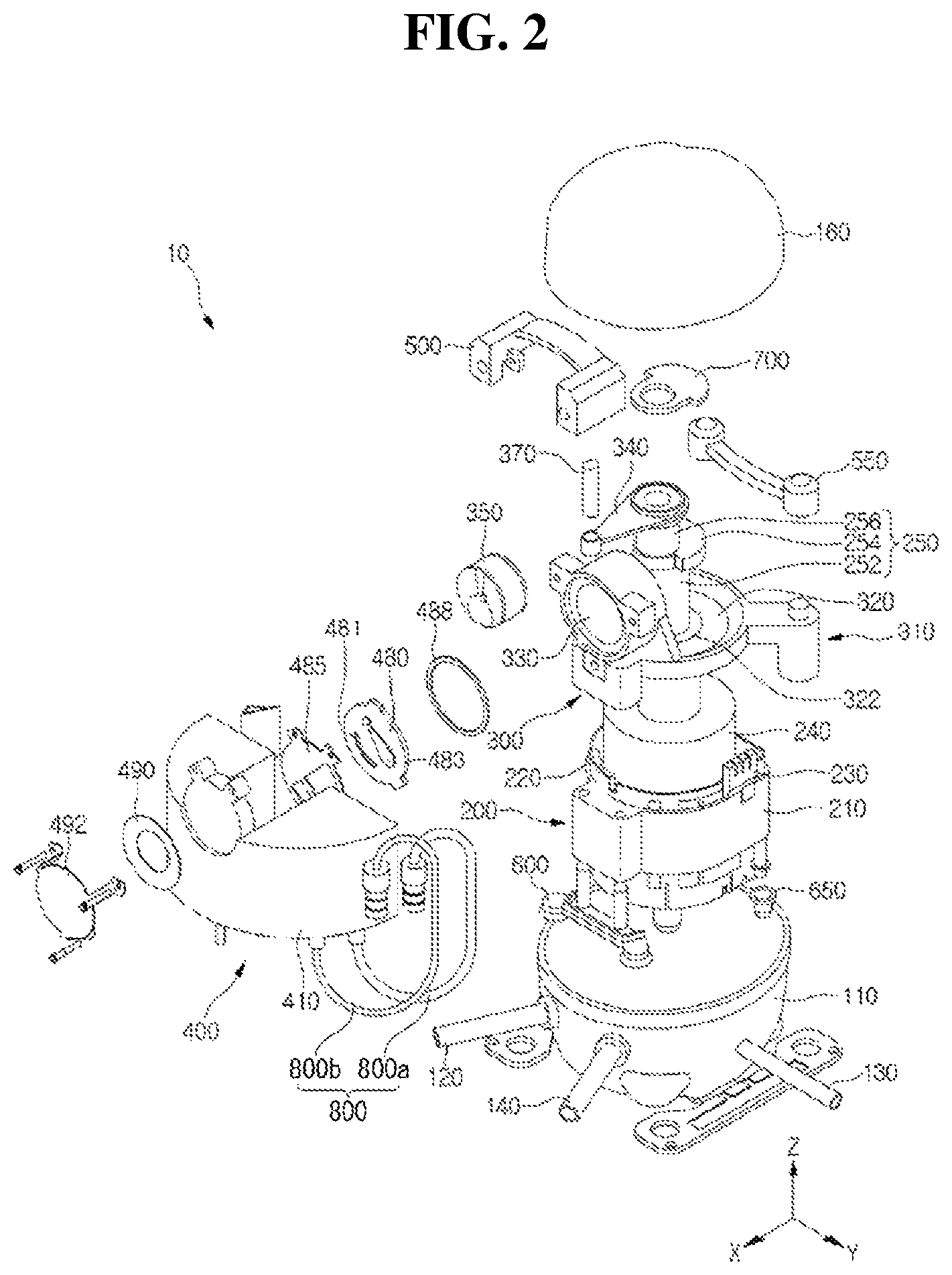 Patent US12338807 Figure 2 – Reciprocating compressor