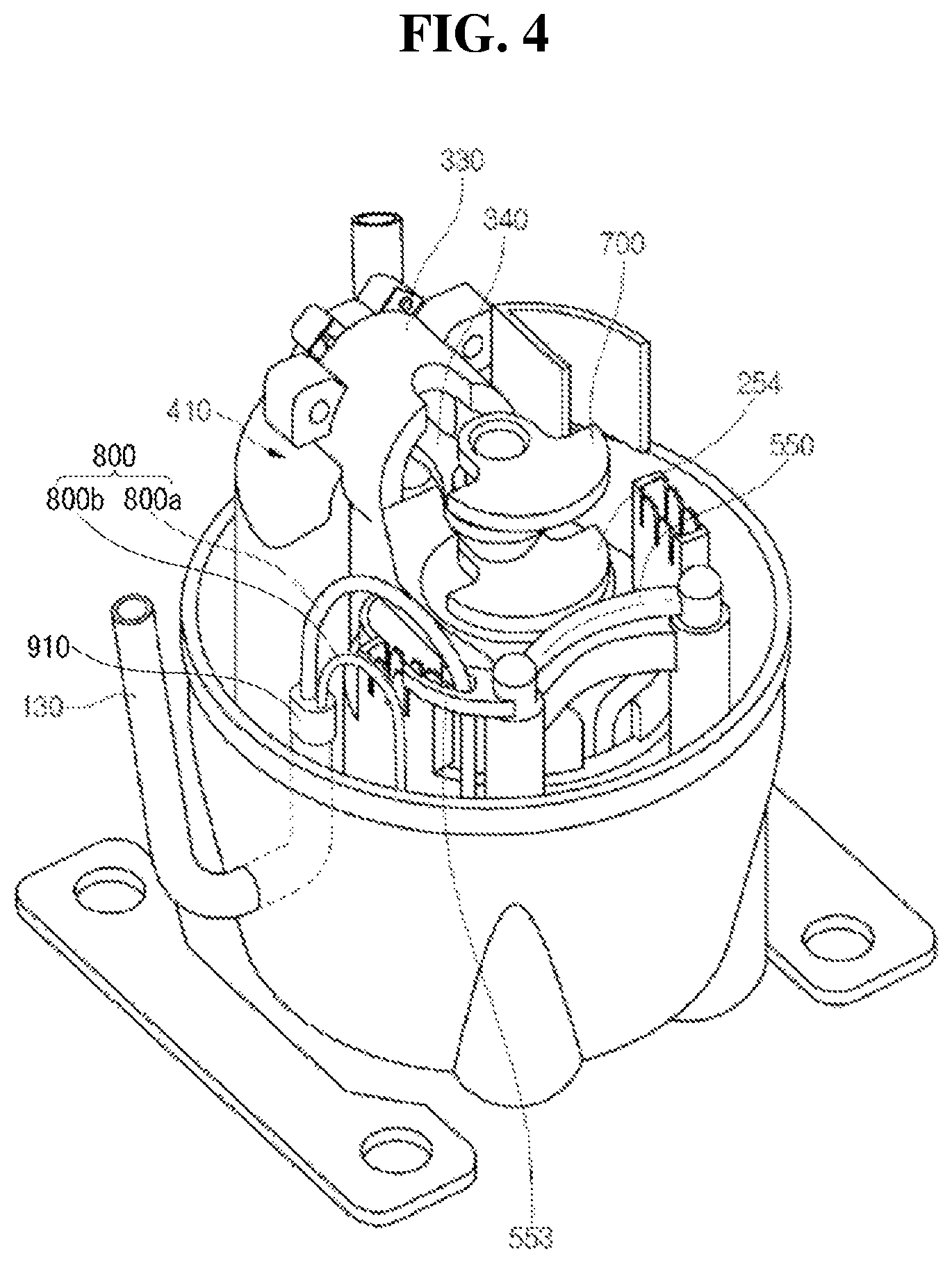 Patent US12338807 Figure 4 – Reciprocating compressor