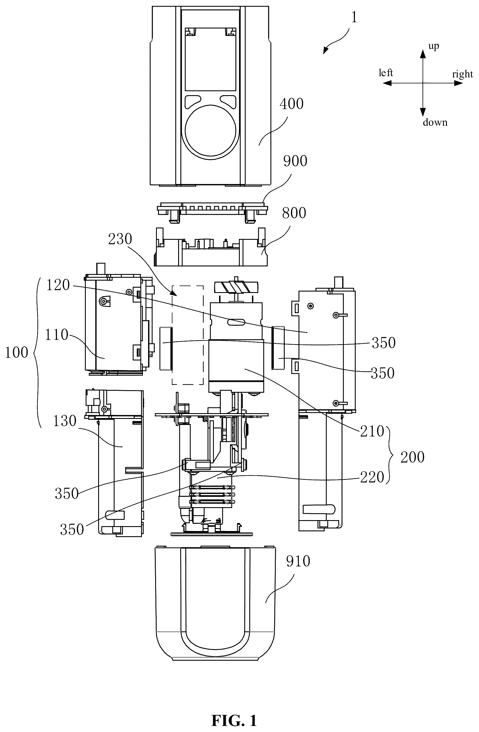 Patent US12338808 Figure 1 – In-vehicle inflator