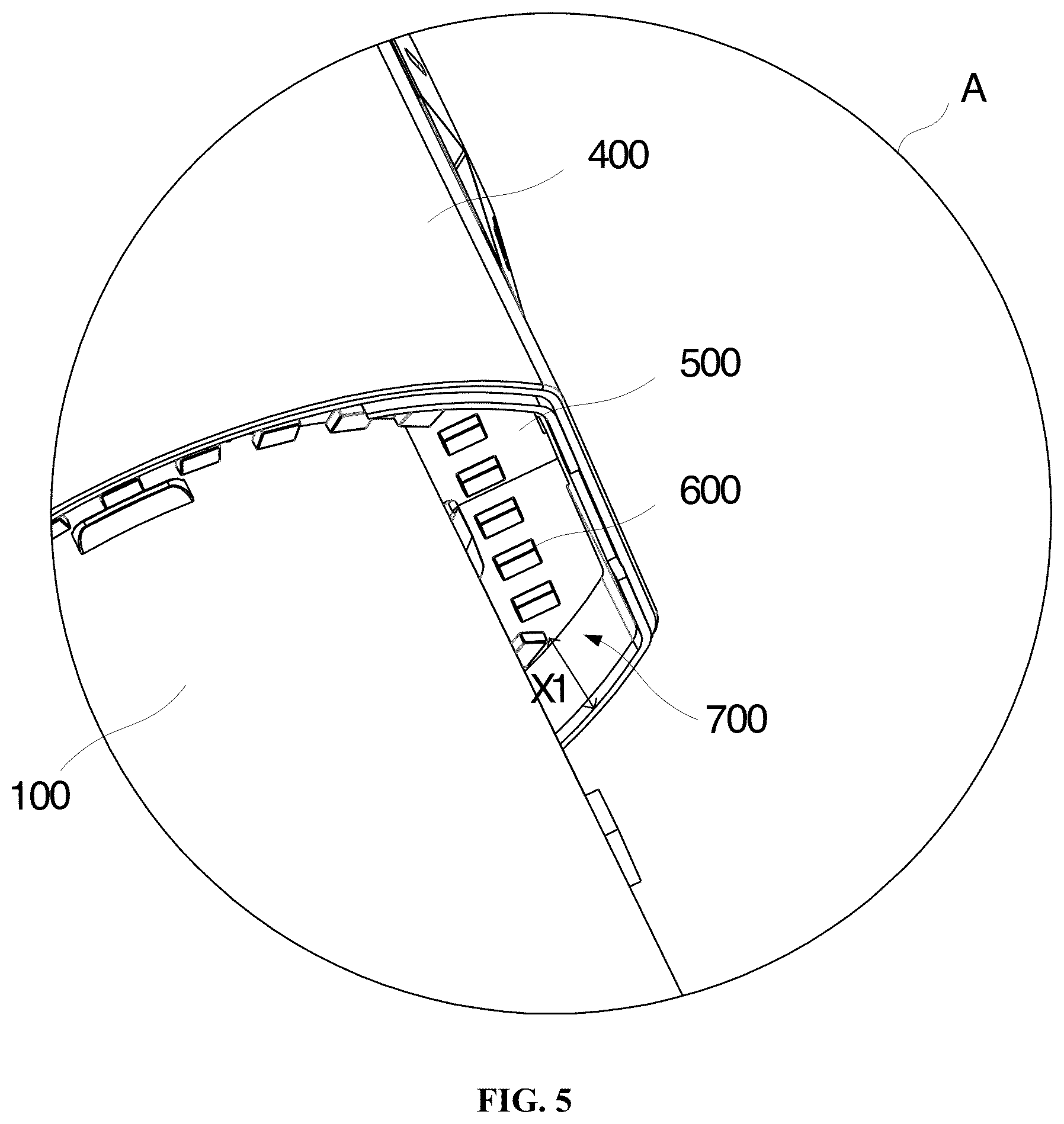 Patent US12338808 Figure 5 – In-vehicle inflator