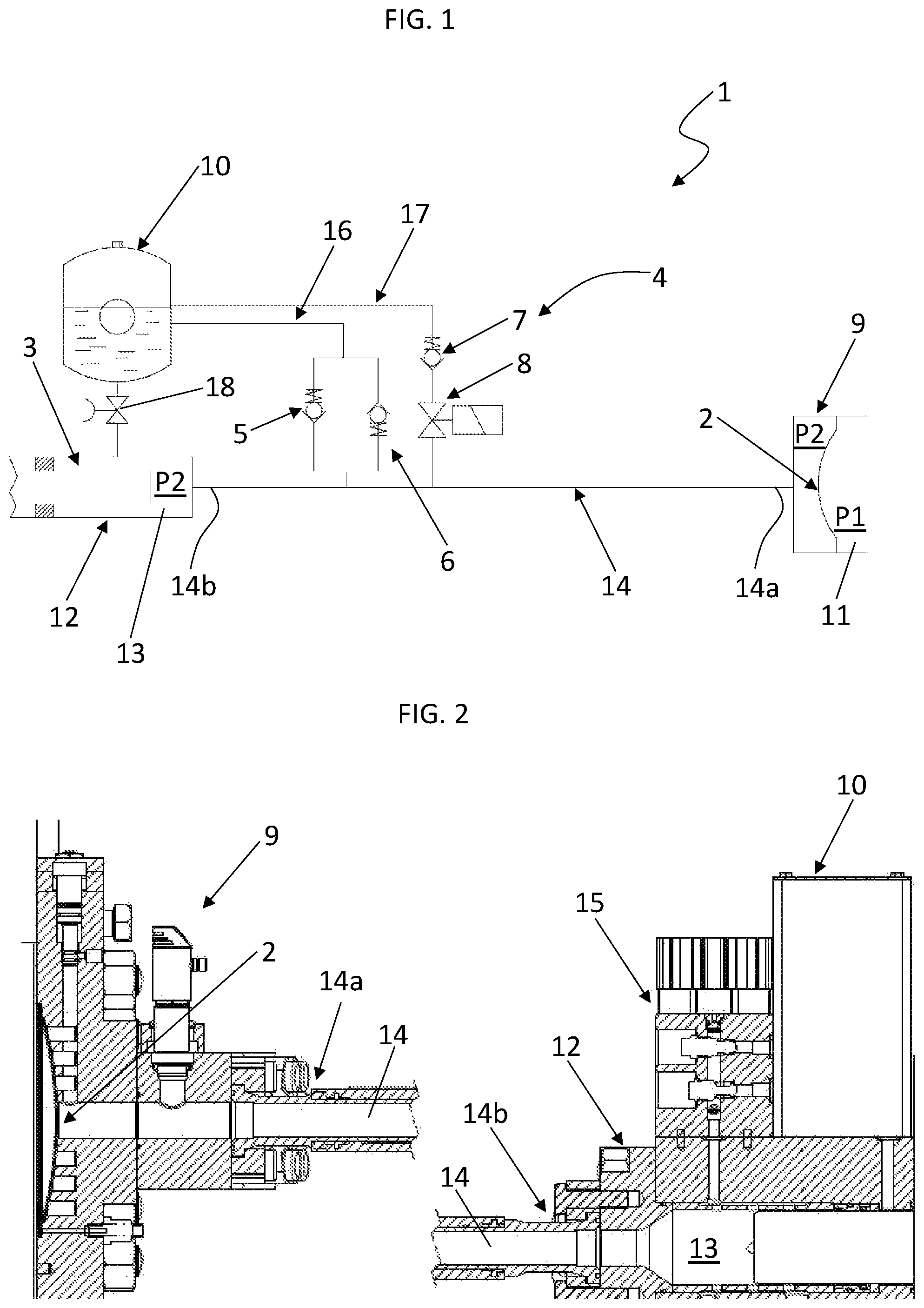 Patent US12338811 Figure 1 – Membrane-based piston pump and a homogenising apparatus comprising the membrane-based piston pump