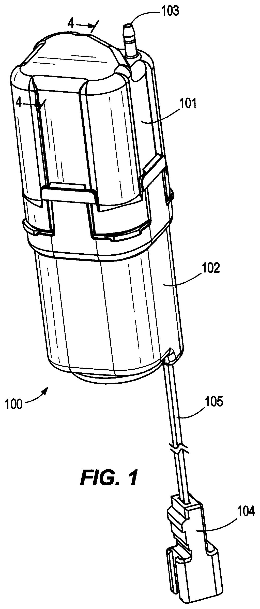 Patent US12338812 Figure 1 – Pump noise attenuator and method thereof