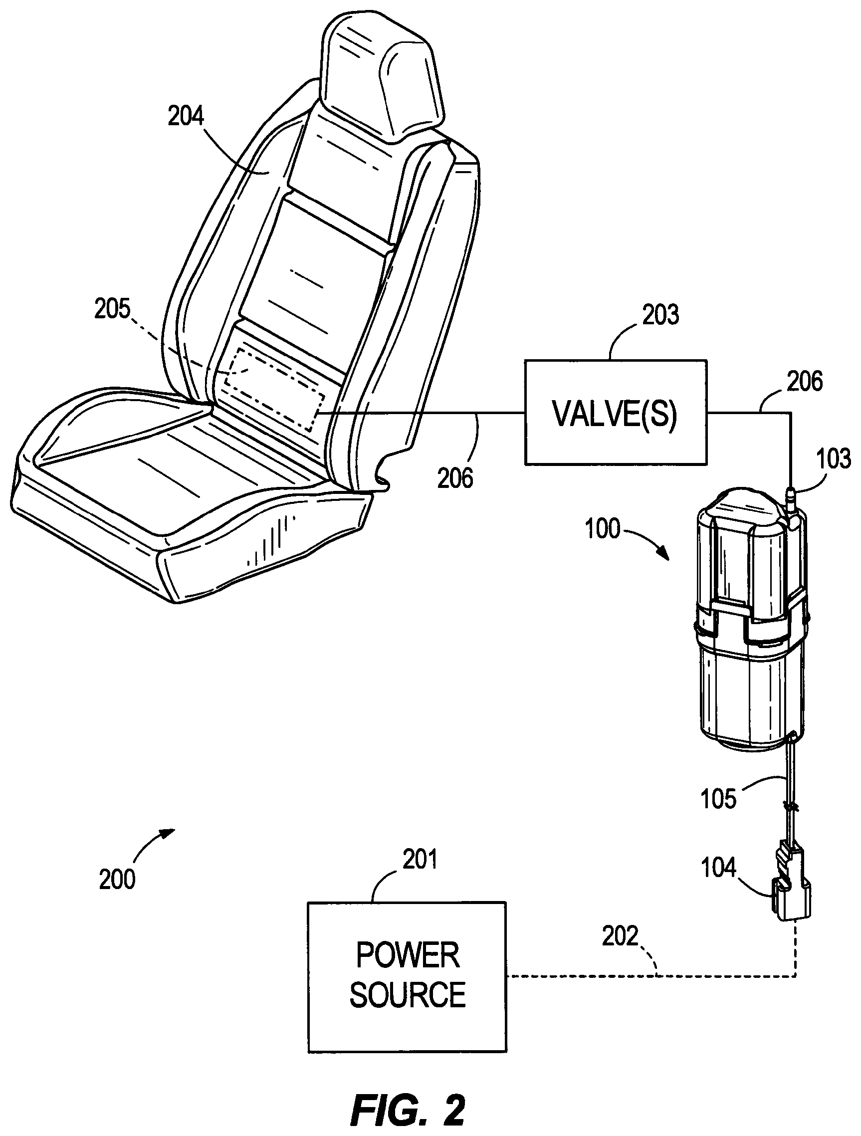 Patent US12338812 Figure 2 – Pump noise attenuator and method thereof