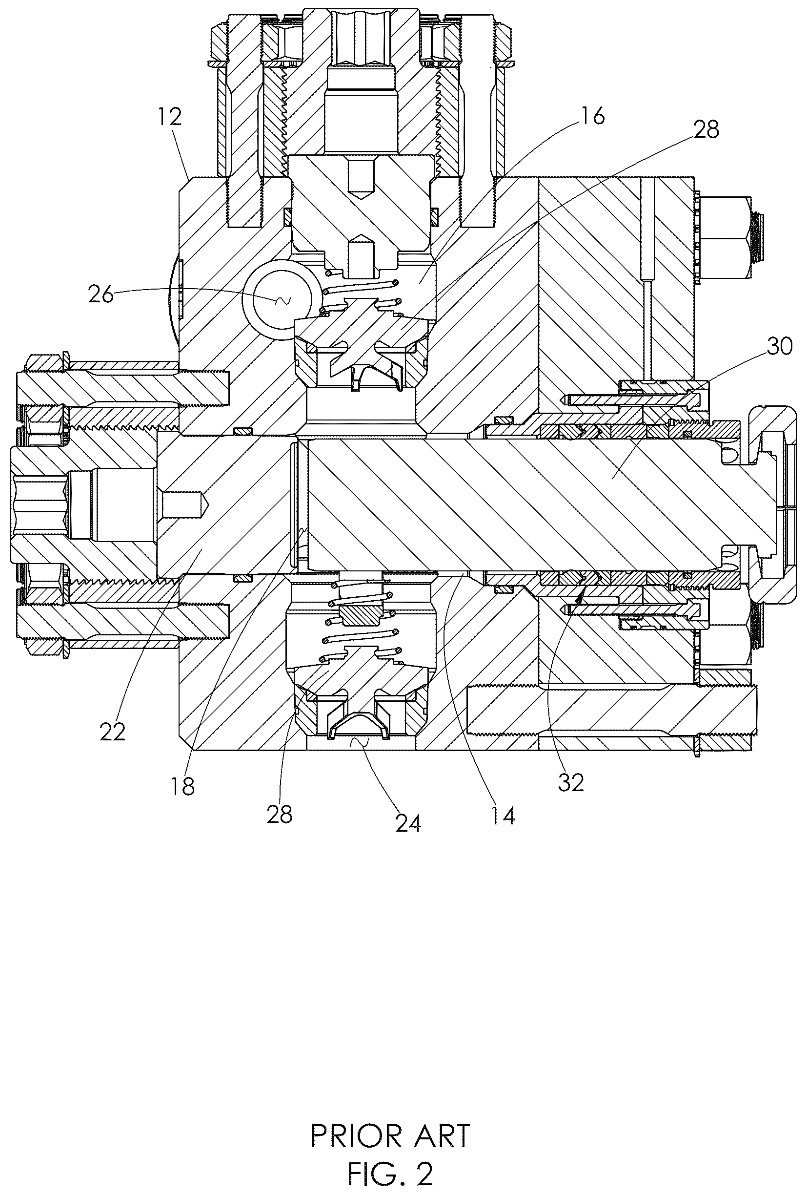 Patent US12338813 Figure 2 – Liquid cooled plunger system