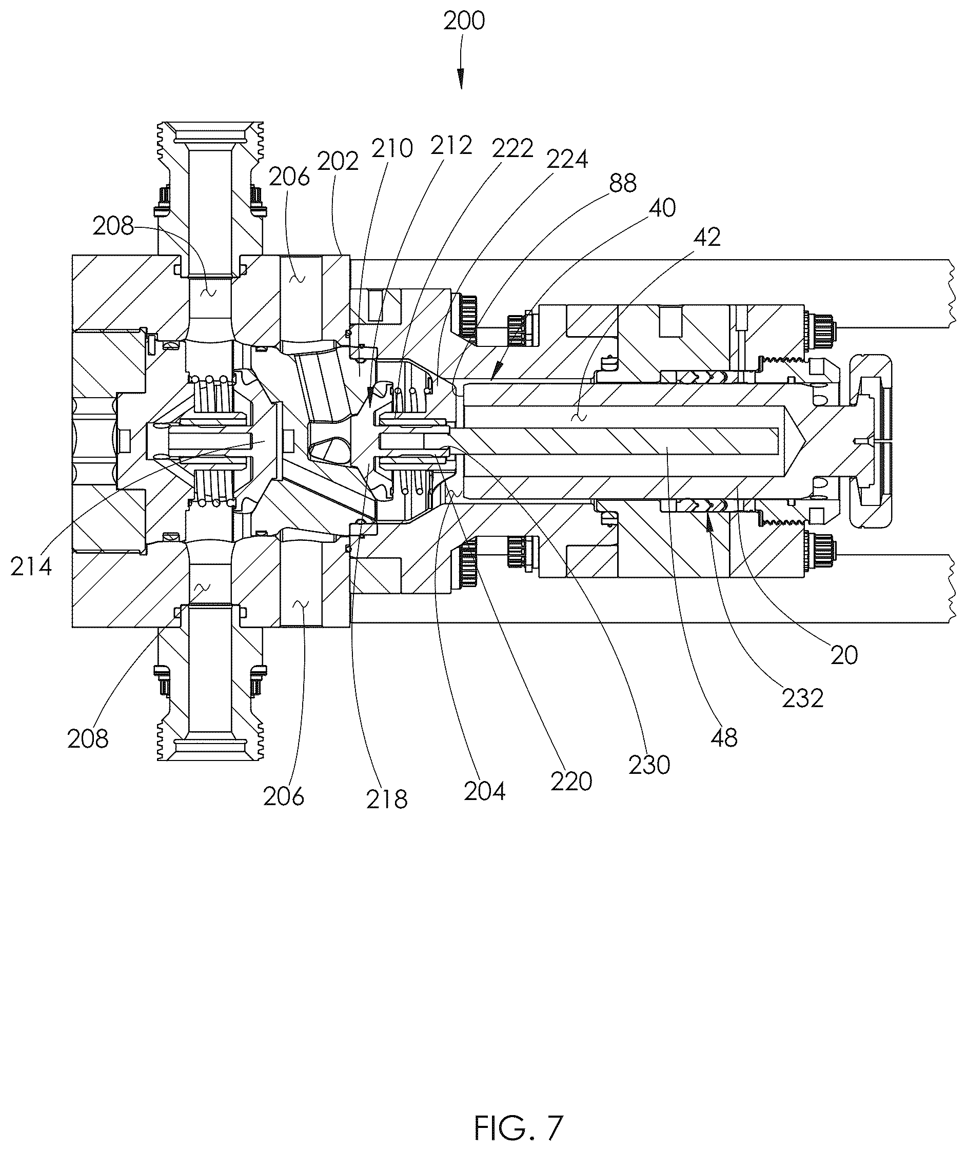Patent US12338813 Figure 7 – Liquid cooled plunger system