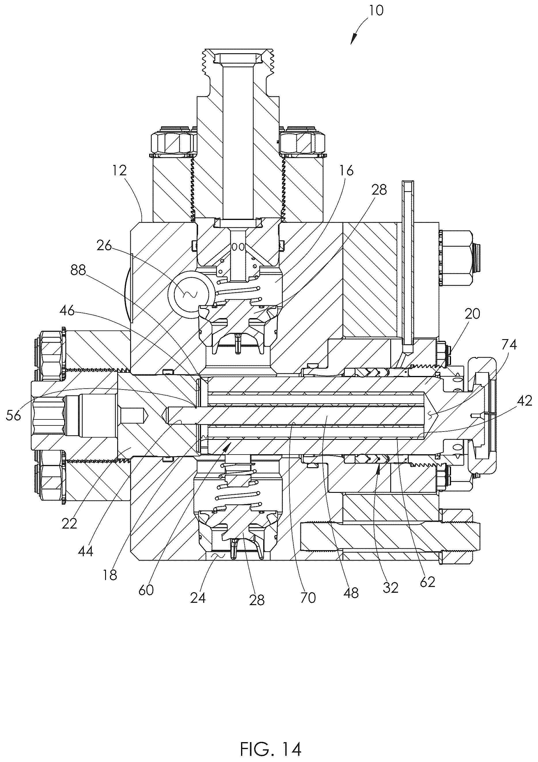 Patent US12338813 Figure 11 – Liquid cooled plunger system