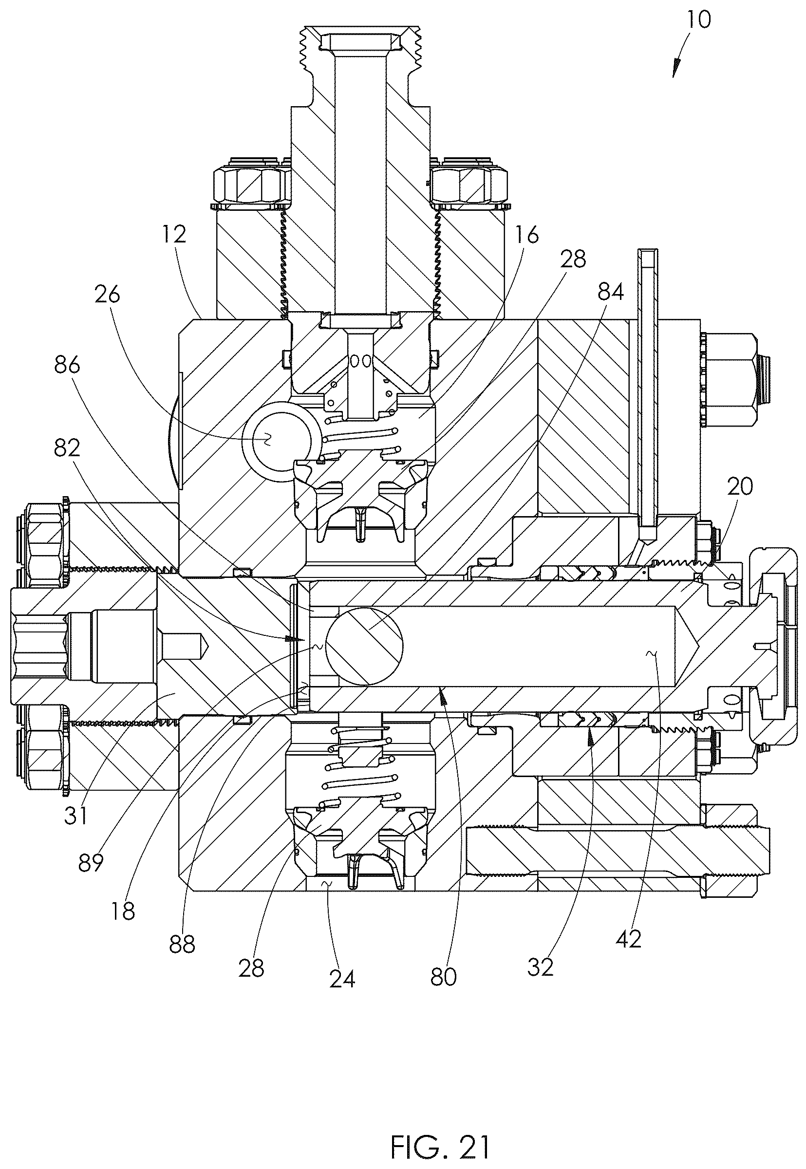Patent US12338813 Figure 16 – Liquid cooled plunger system