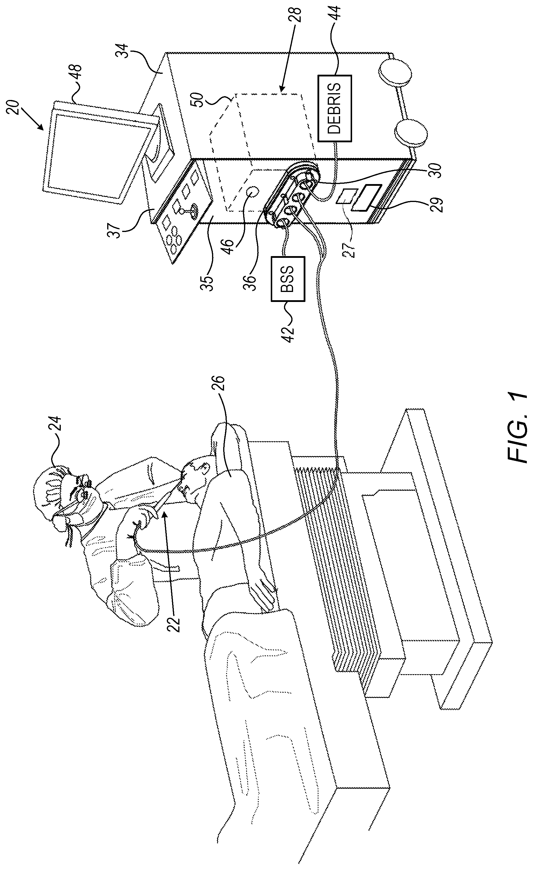 Patent US12338816 Figure 1 – Progressive cavity pump cartridge with infrared temperature sensors on fluid inlet and outlet