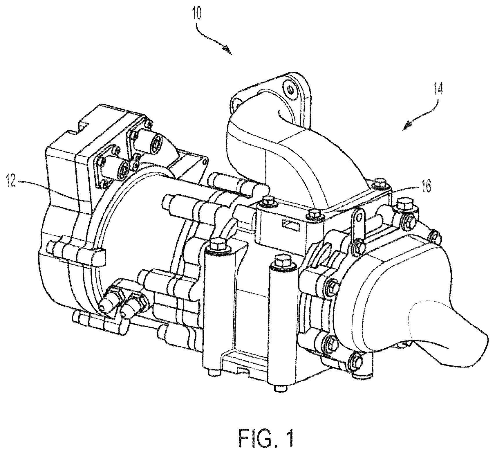 Patent US12338817 Figure 1 – Rear drive EGR pump