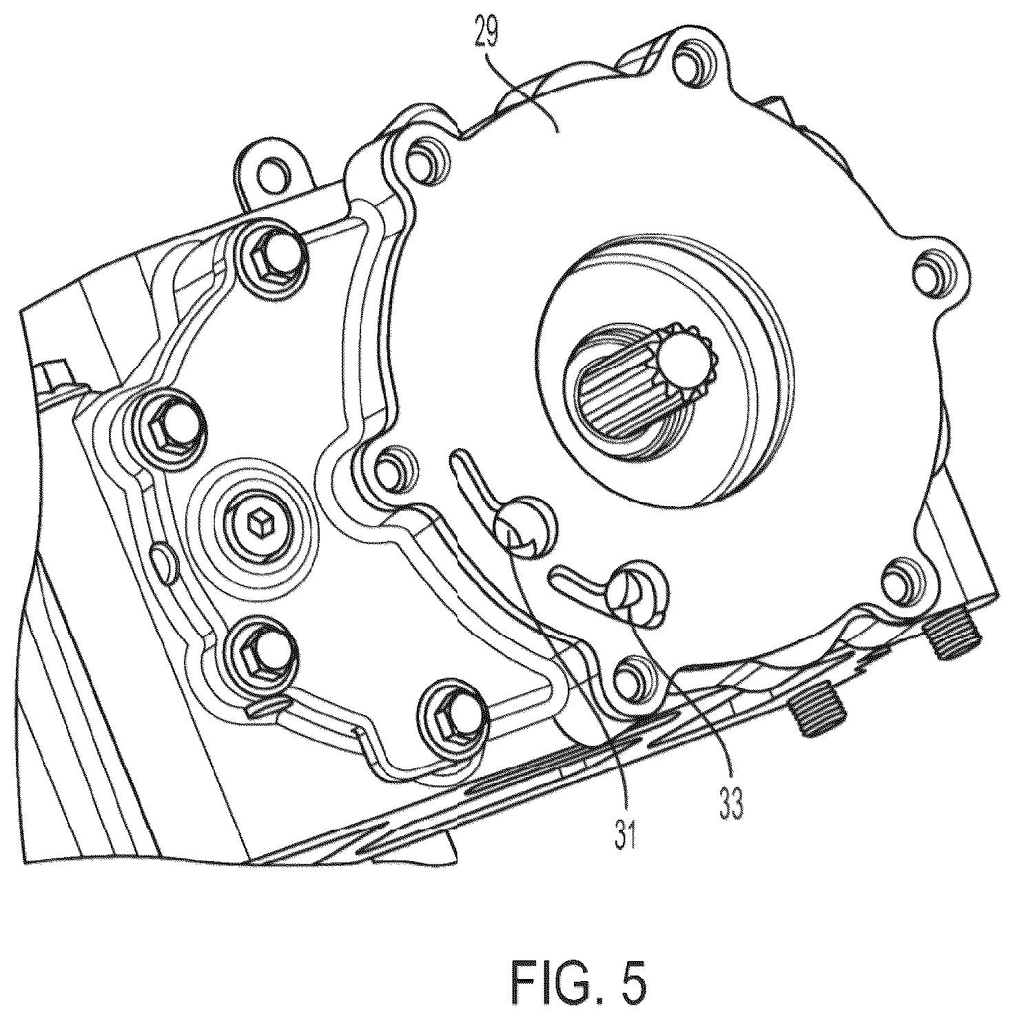 Patent US12338817 Figure 5 – Rear drive EGR pump