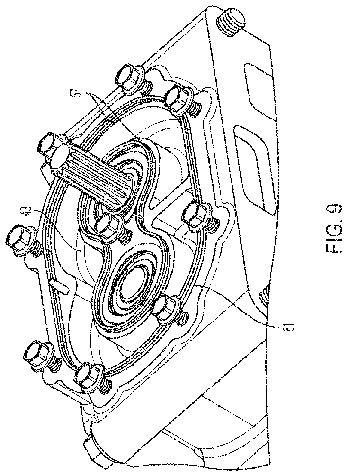 Patent US12338817 Figure 9 – Rear drive EGR pump