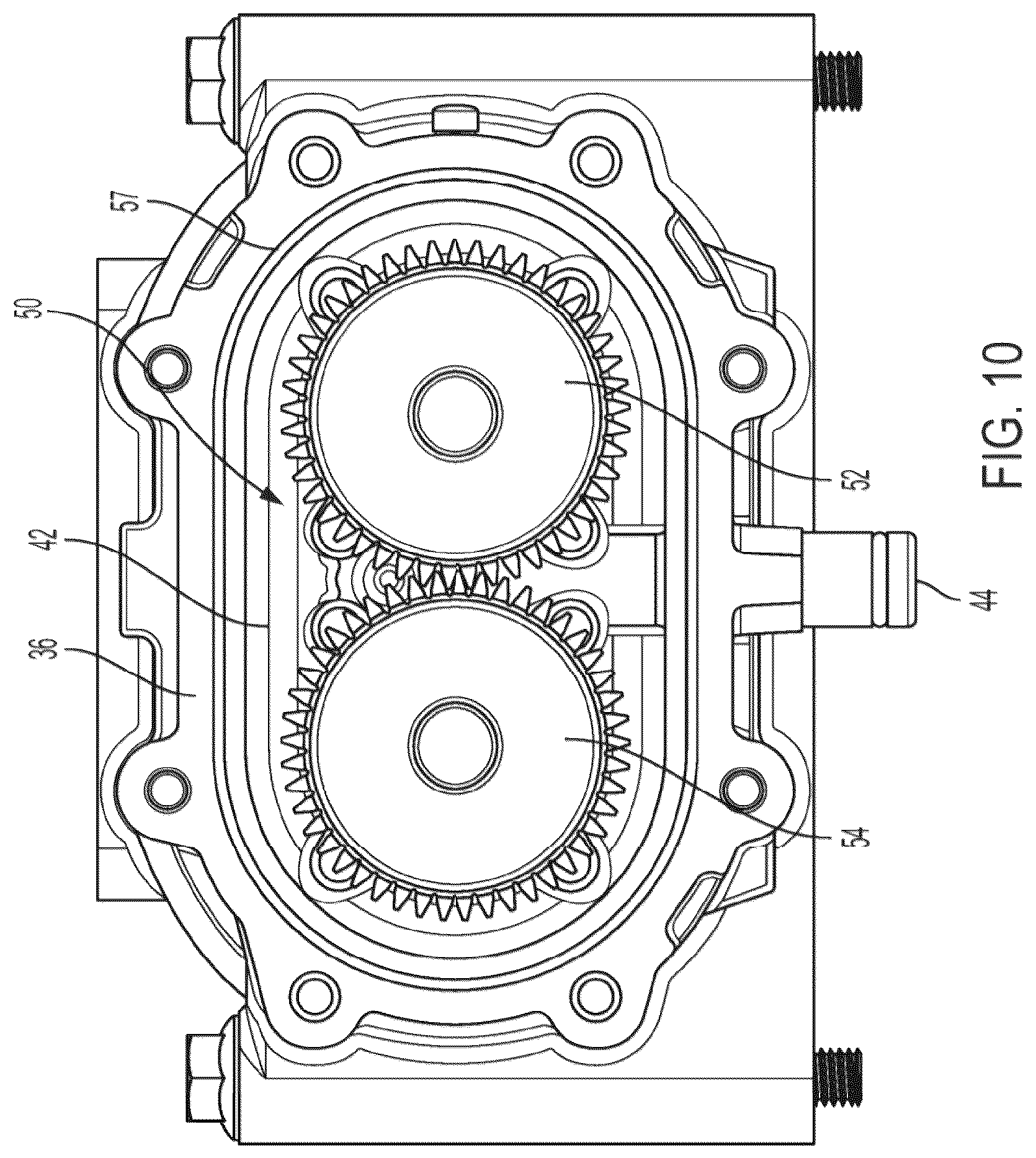 Patent US12338817 Figure 10 – Rear drive EGR pump