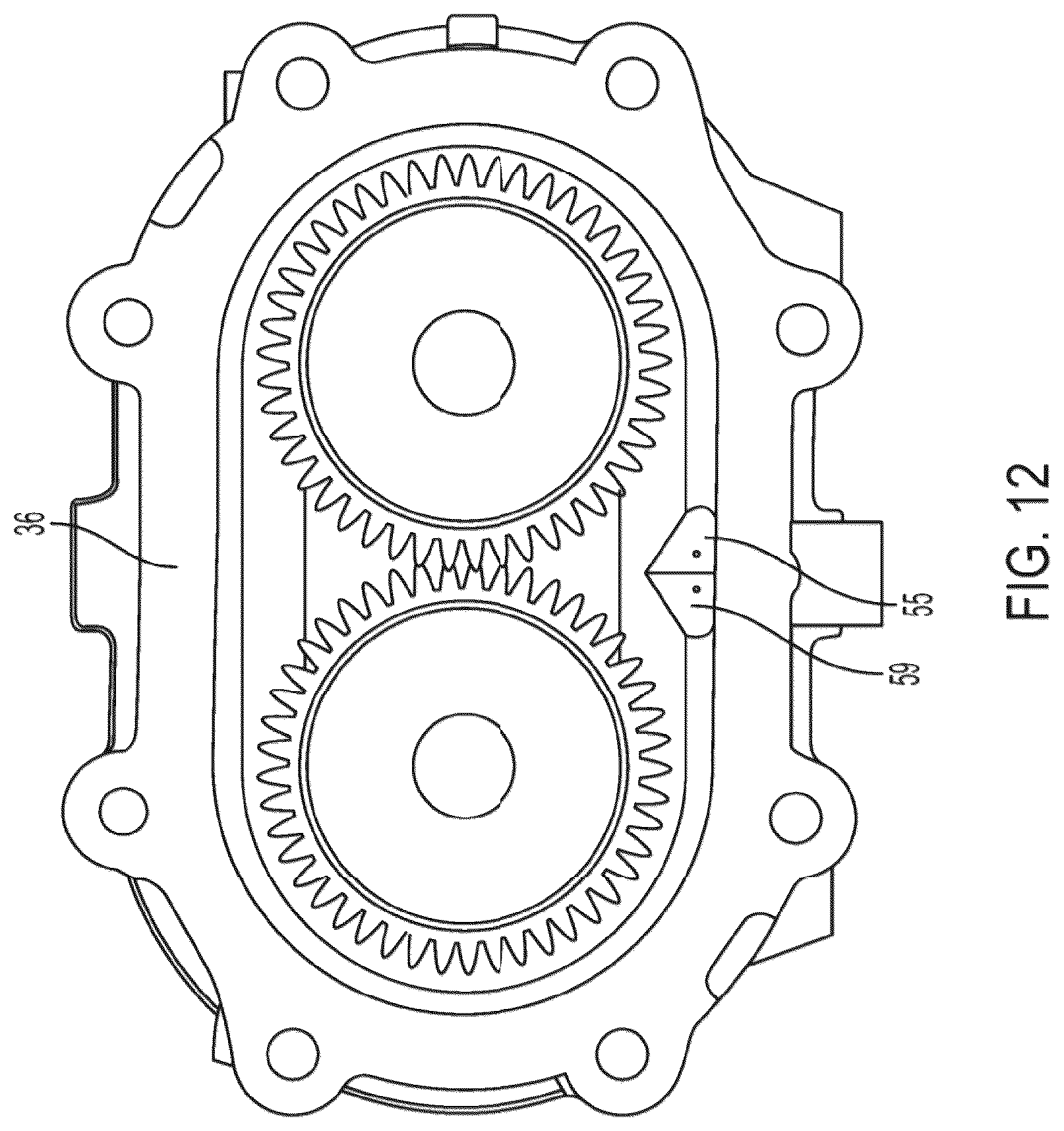 Patent US12338817 Figure 12 – Rear drive EGR pump