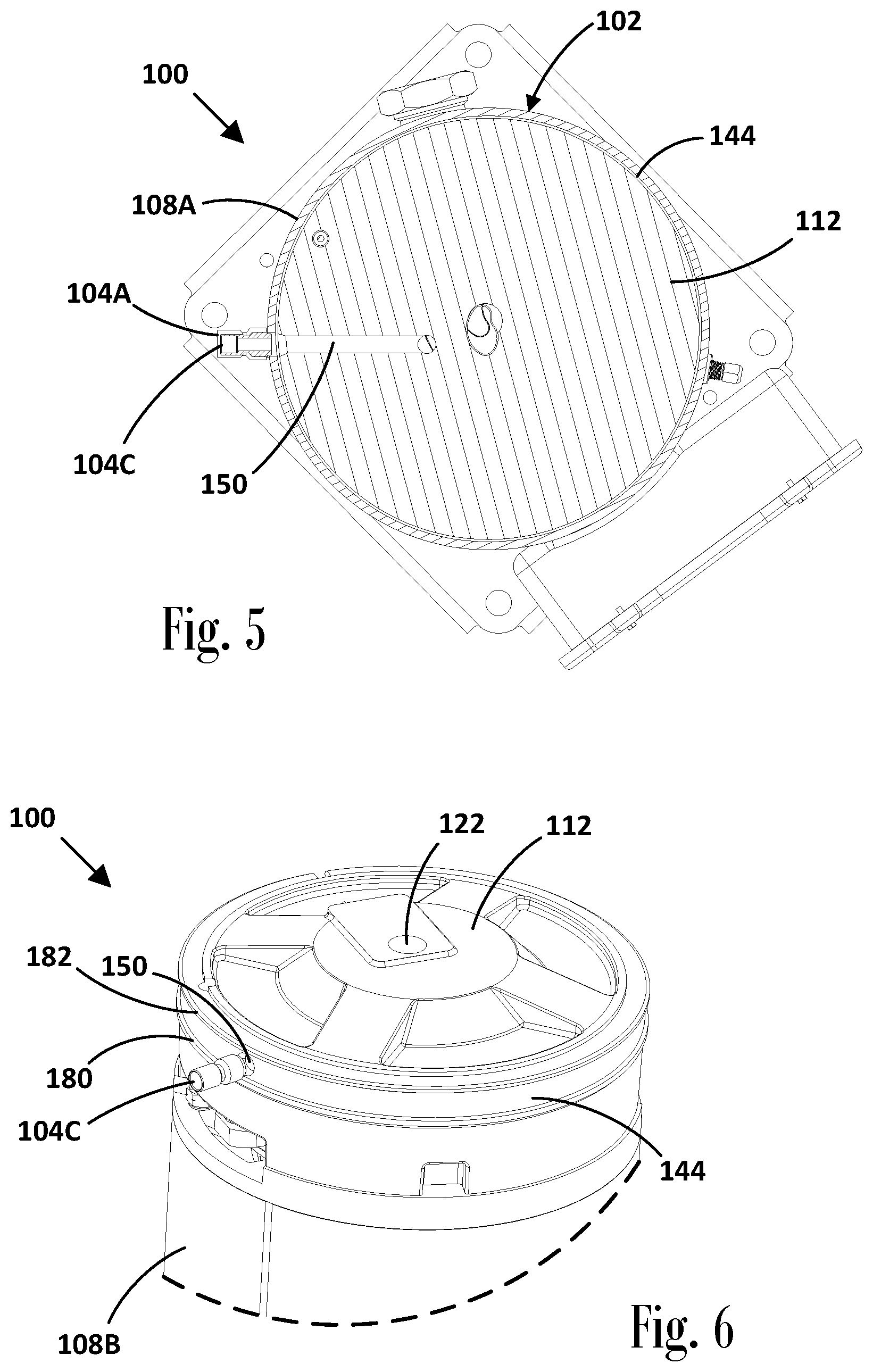 Patent US12338818 Figure 8 – Scroll compressor with intermediate injection