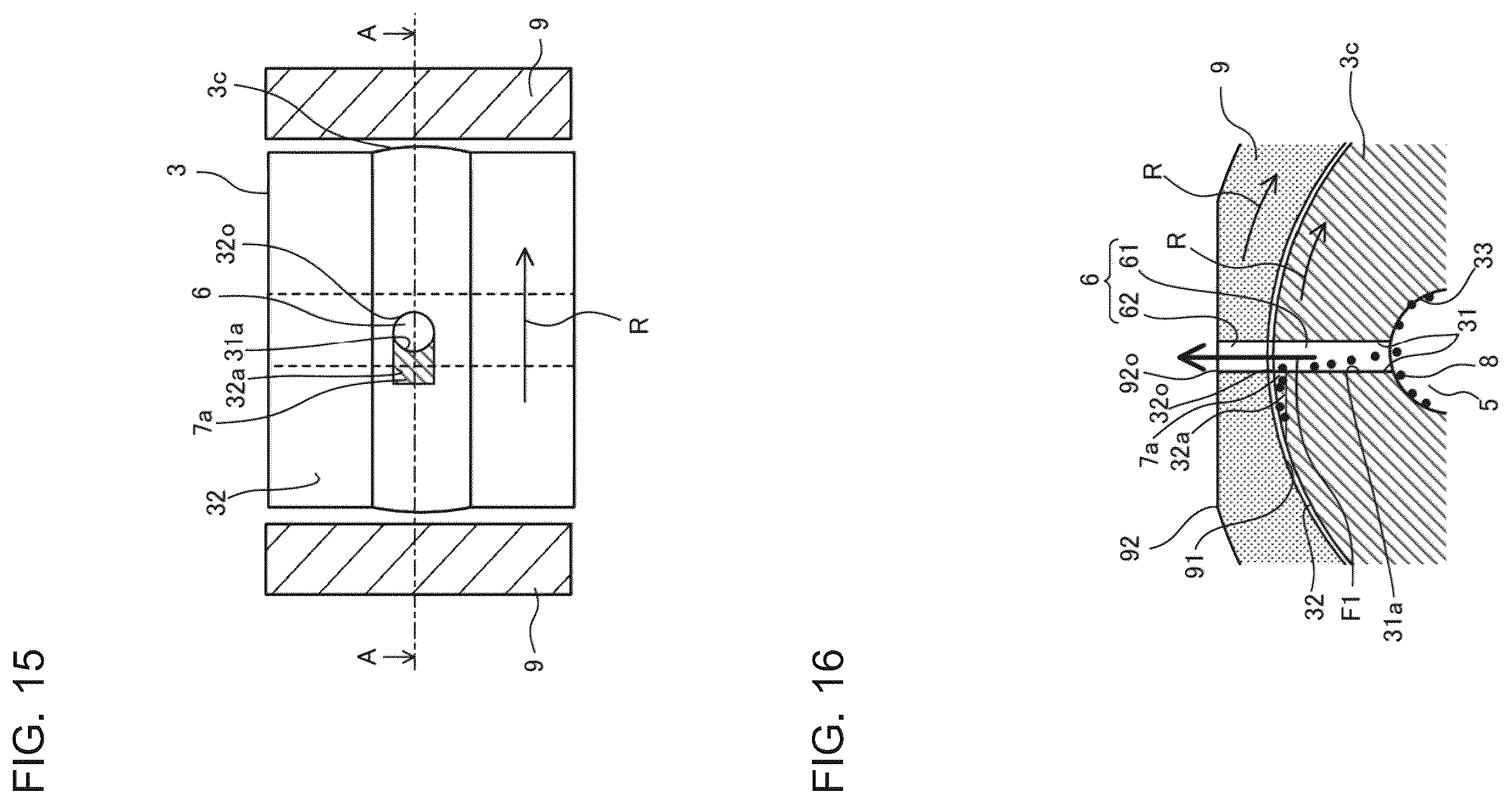 Patent US12338825 Figure 8 – Bearing structure, compressor, and refrigeration cycle apparatus with foreign matter separator