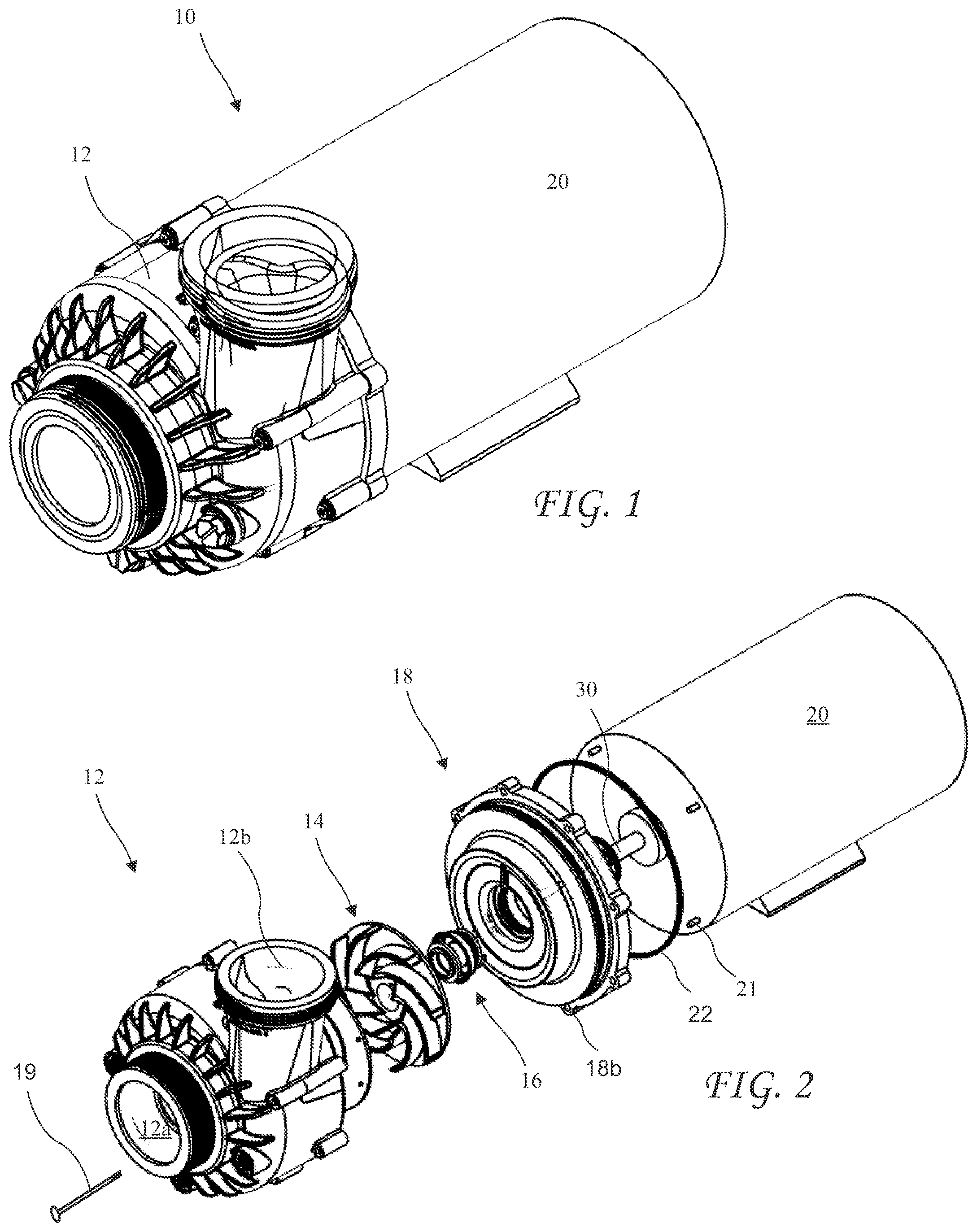 Patent US12338826 Figure 1 – Universal spa pump