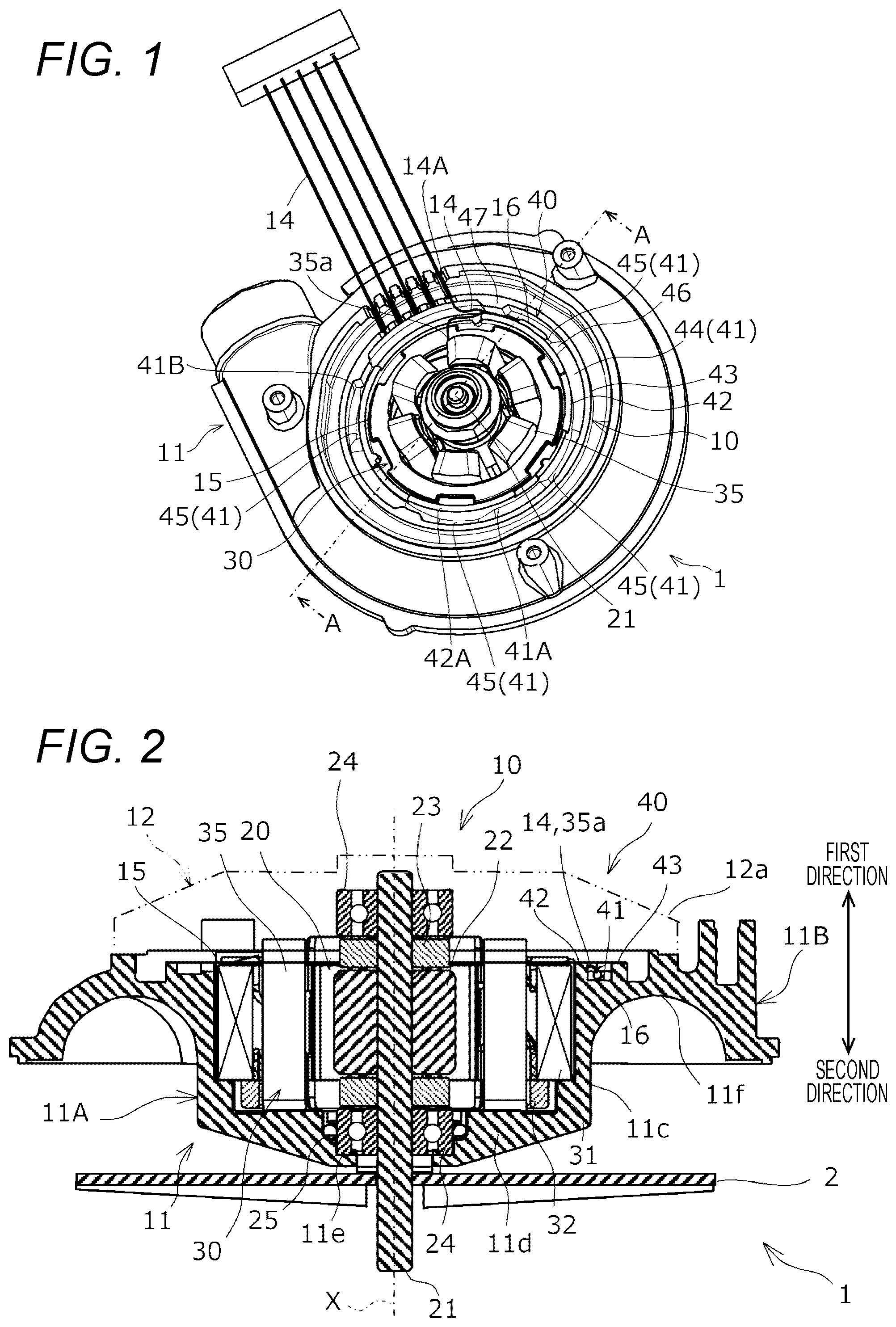 Patent US12338830 Figure 1 – Blower housing, blower wiring structure, and blower