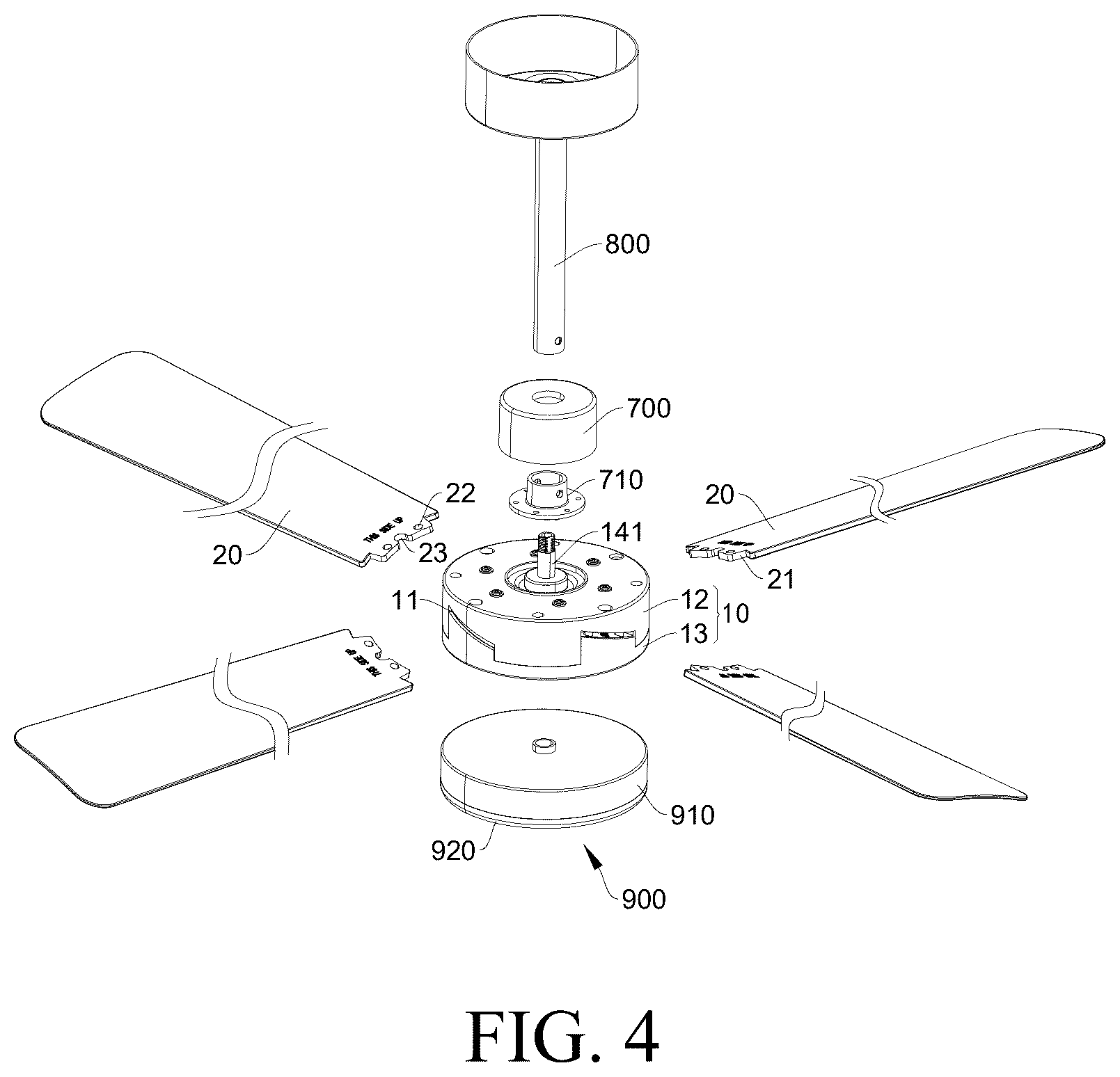 Patent US12338834 Figure 4 – Fan device