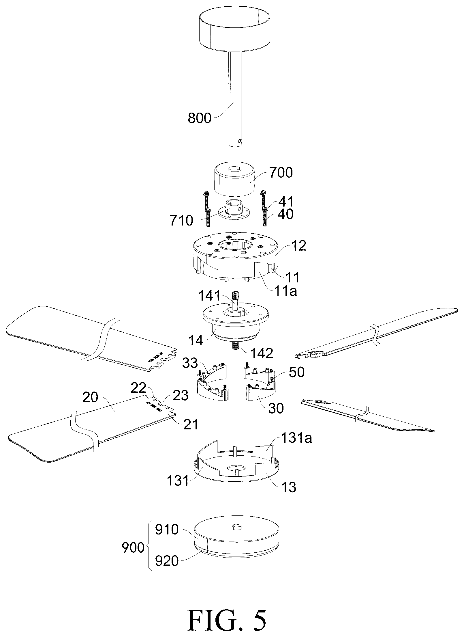 Patent US12338834 Figure 5 – Fan device