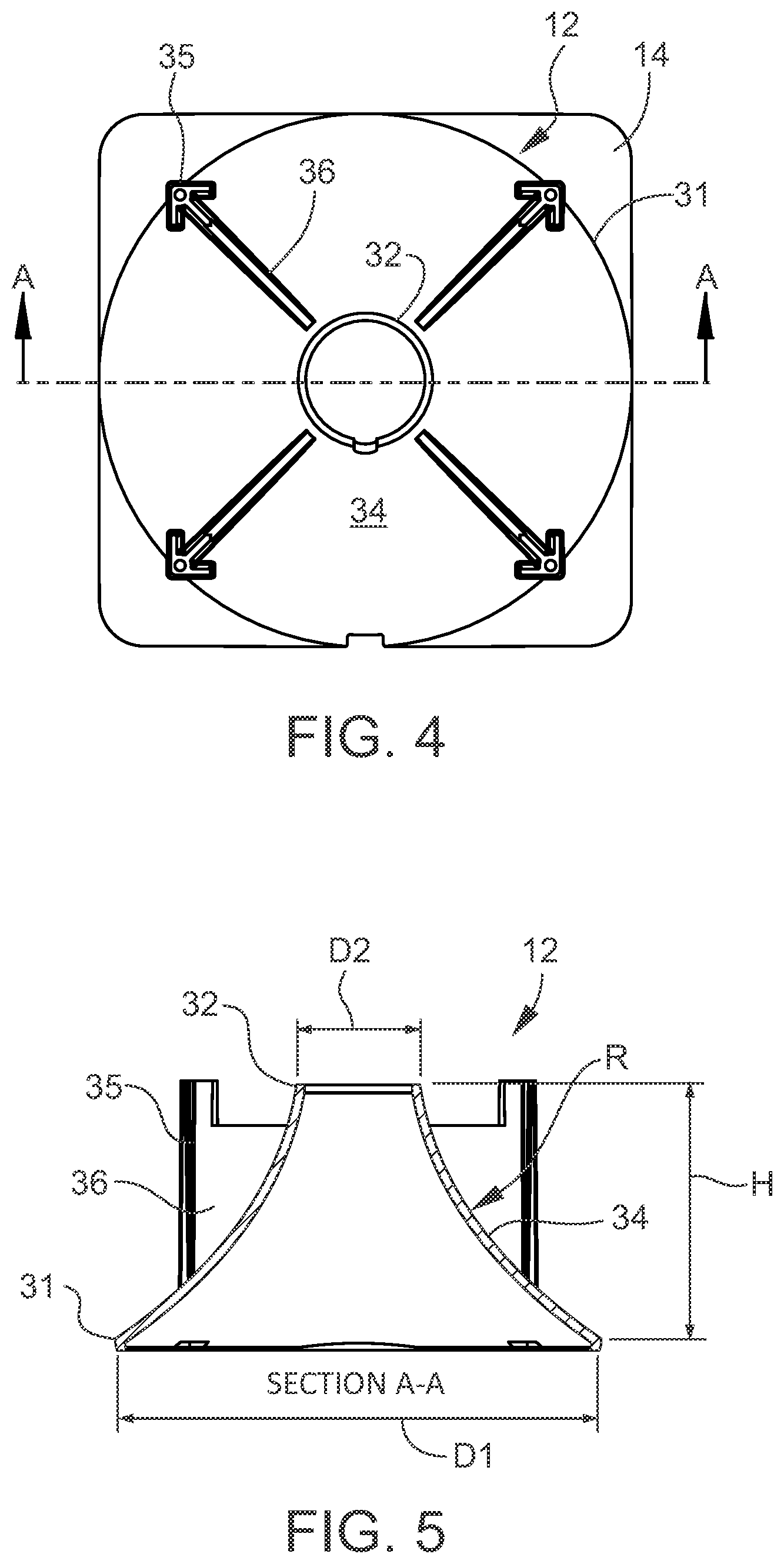 Patent US12338835 Figure 4 – Fan diffuser assembly and method